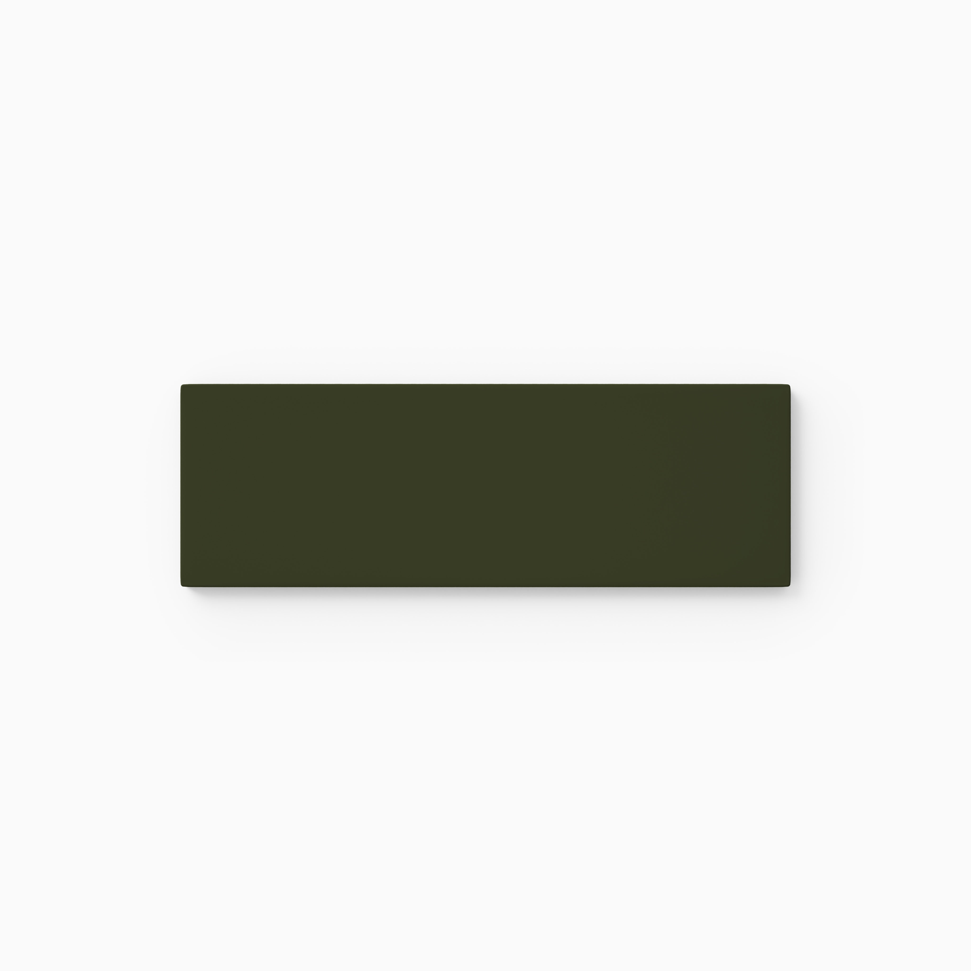 2x6 Natural Press Ceramic Tile in Green Apatite Matte