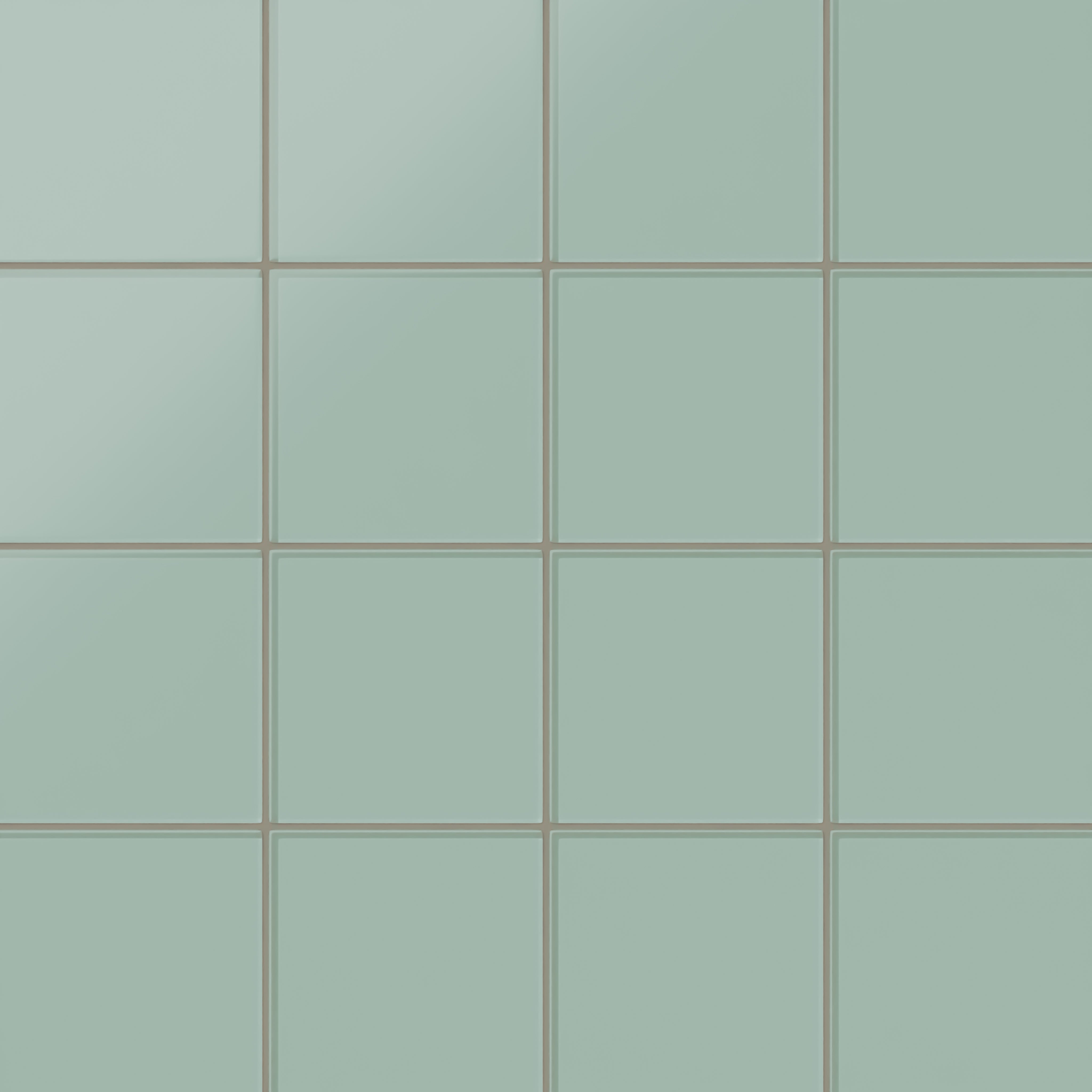 6x6 Glass Tile in Kingfisher Matte