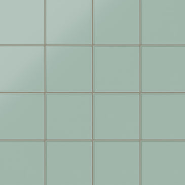 6x6 Glass Tile in Kingfisher Matte