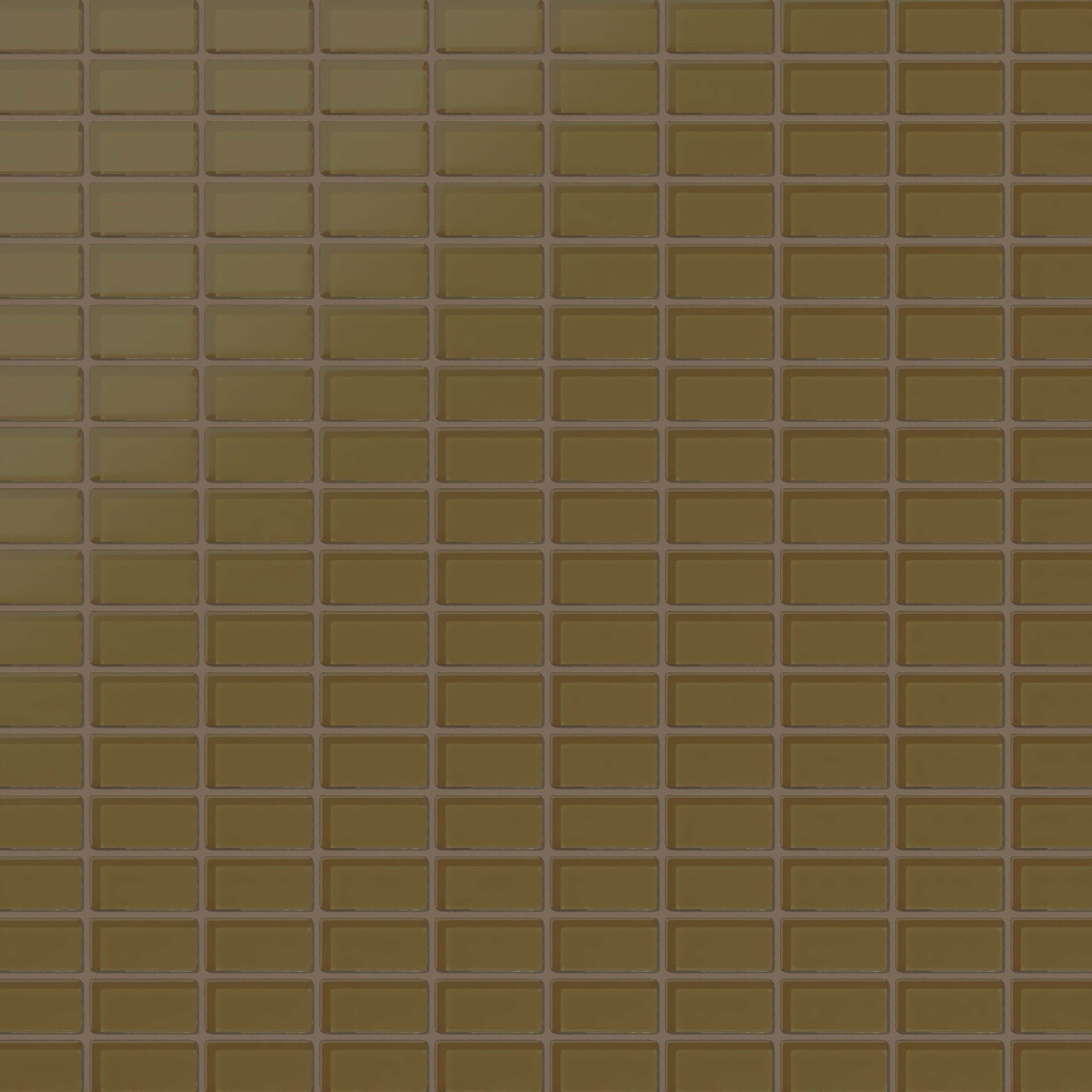 1x2 Straight Set Sheeted Glass Mosaic Tile in Merlin Matte