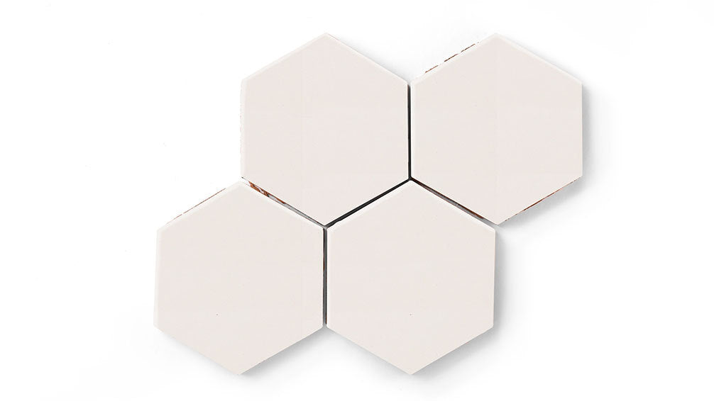 6" Hexagon Original Ceramic Tile in Feldspar Gloss