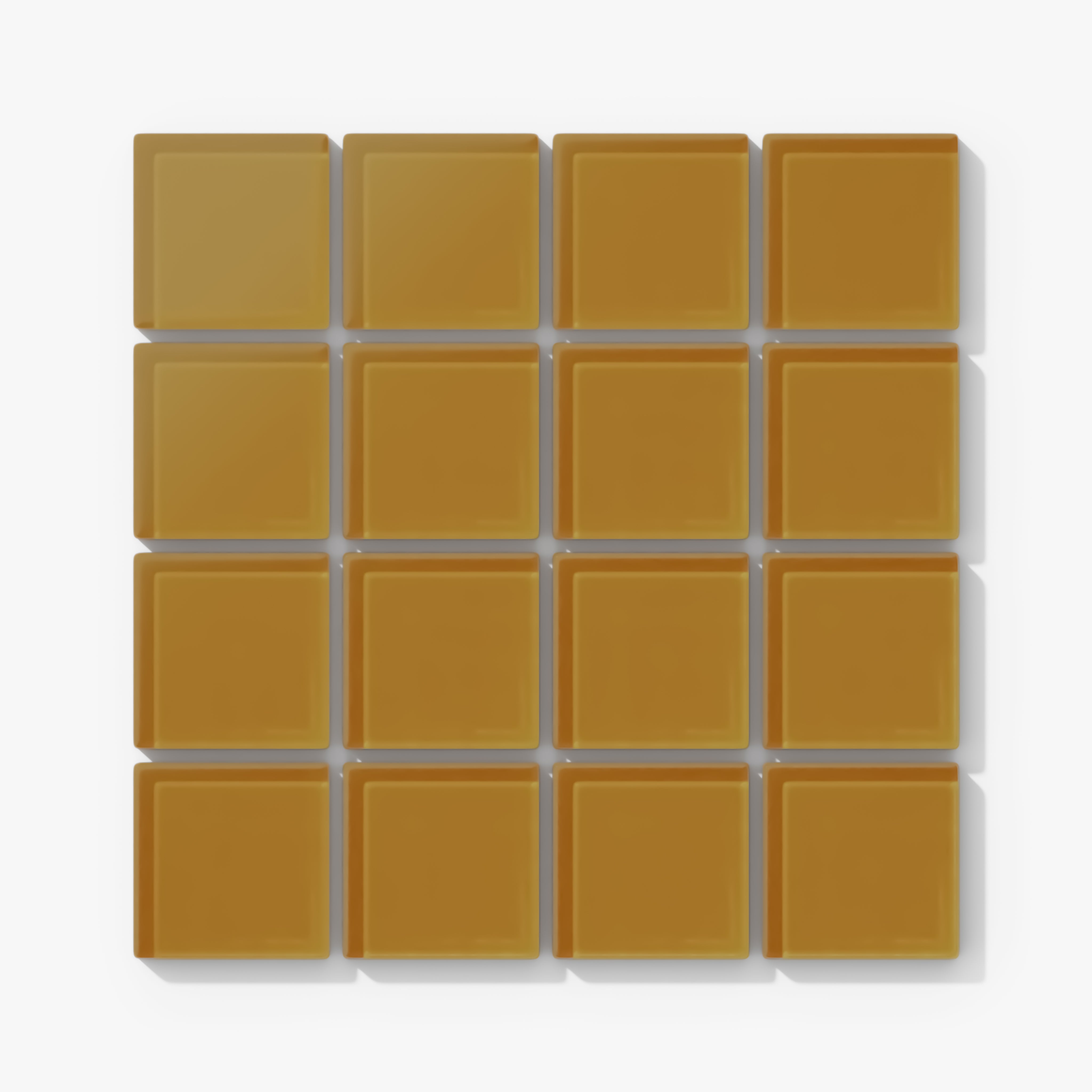 2x2 Straight Set Sheeted Glass Mosaic Tile in Falcon Matte