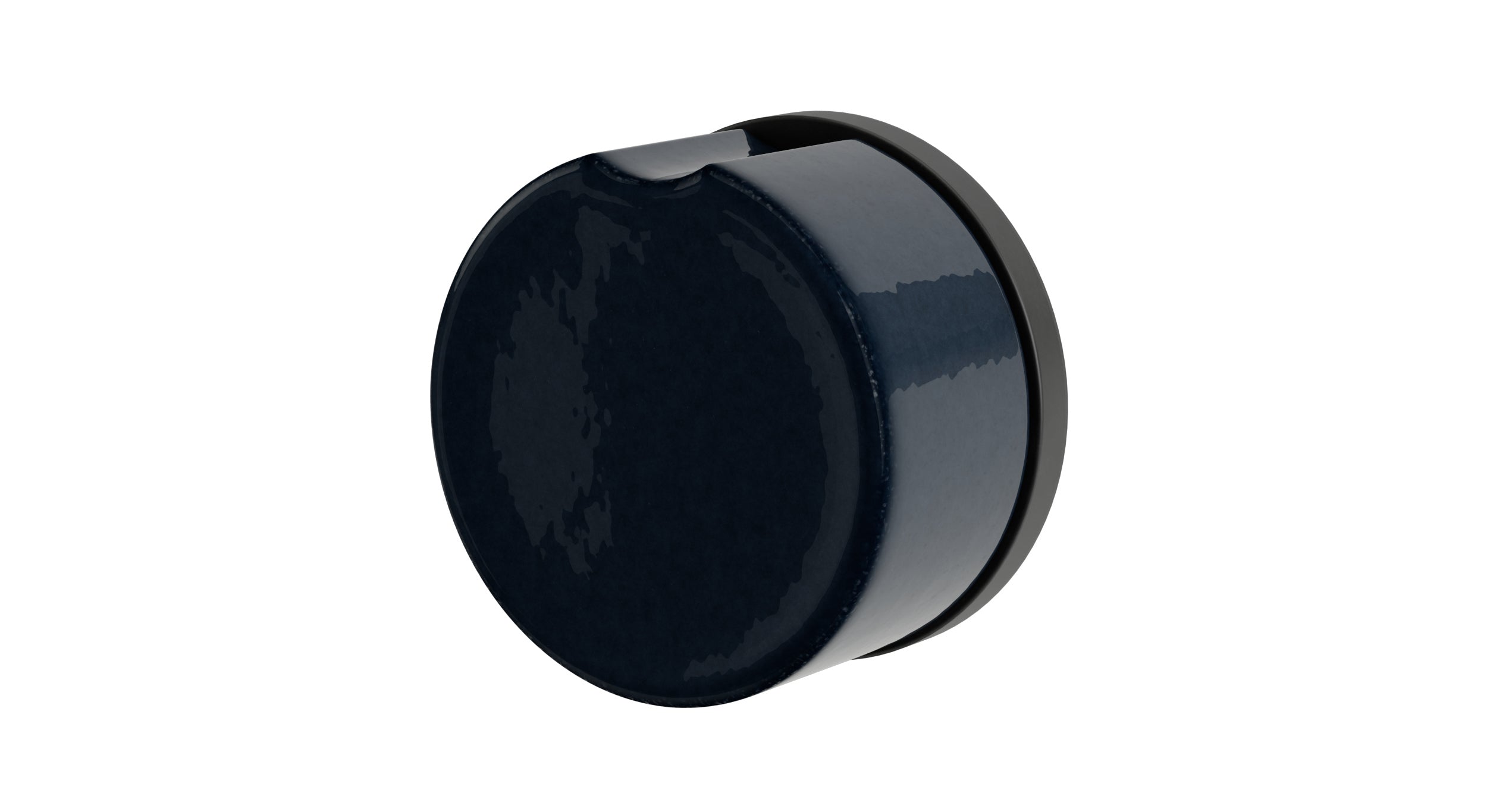 Foundry One Handle Wall Mount Diverter/Volume Control Shower Trim with Groove Ceramic Knob Handle in Oil Rubbed Bronze