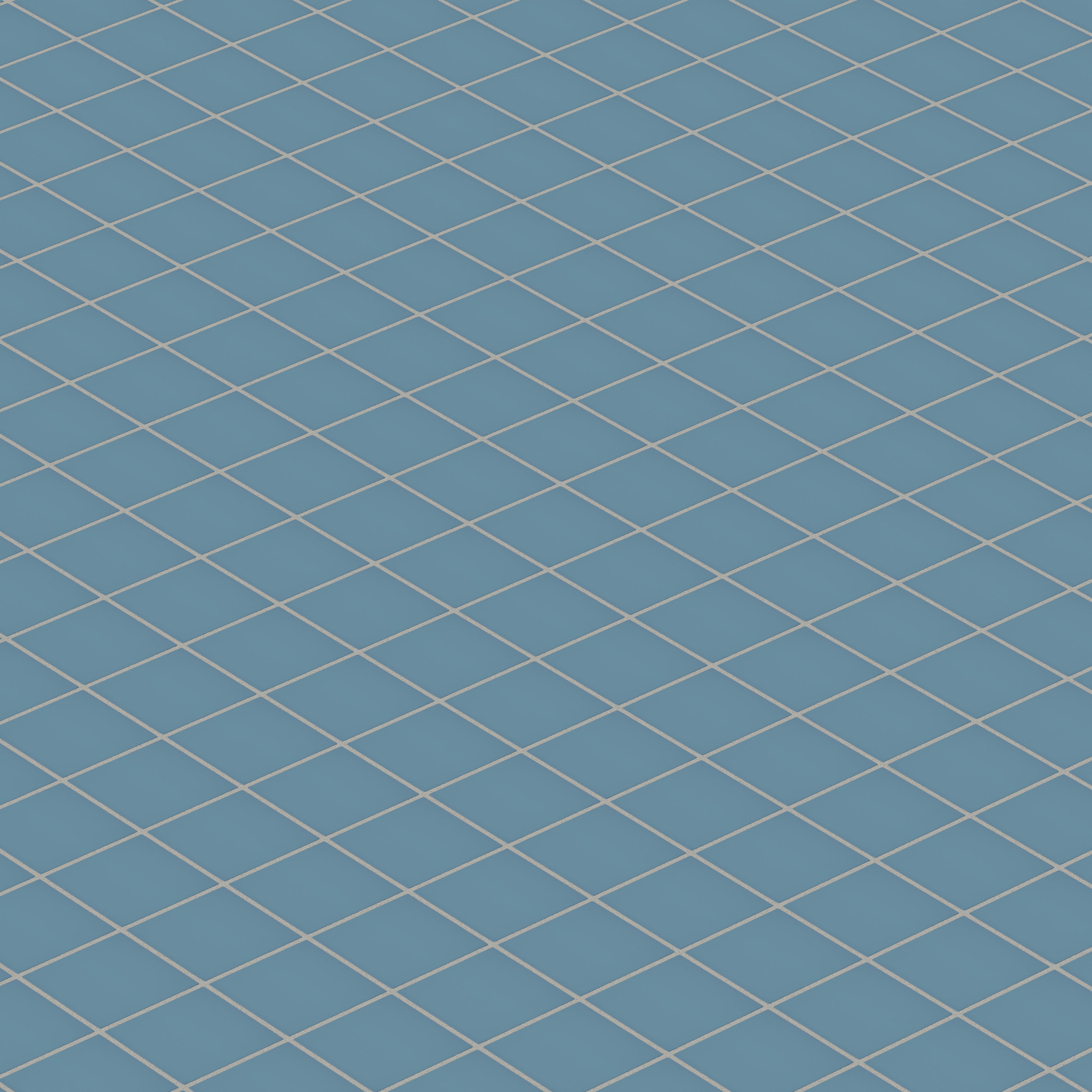 3x3 Straight Set Sheeted Natural Press Ceramic Mosaic Tile in Azurite Matte