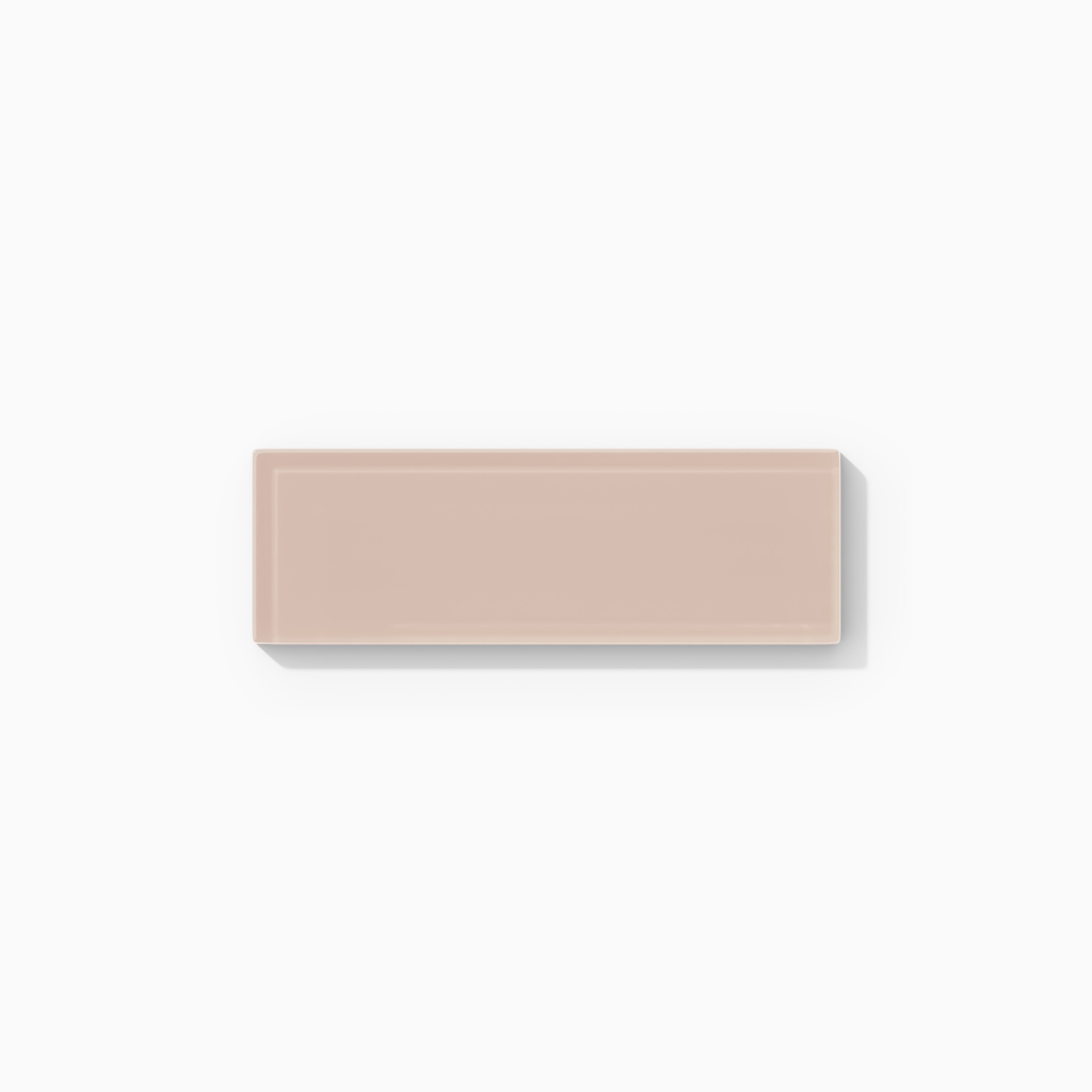 2x6 Glass Tile in Rosy Finch Gloss