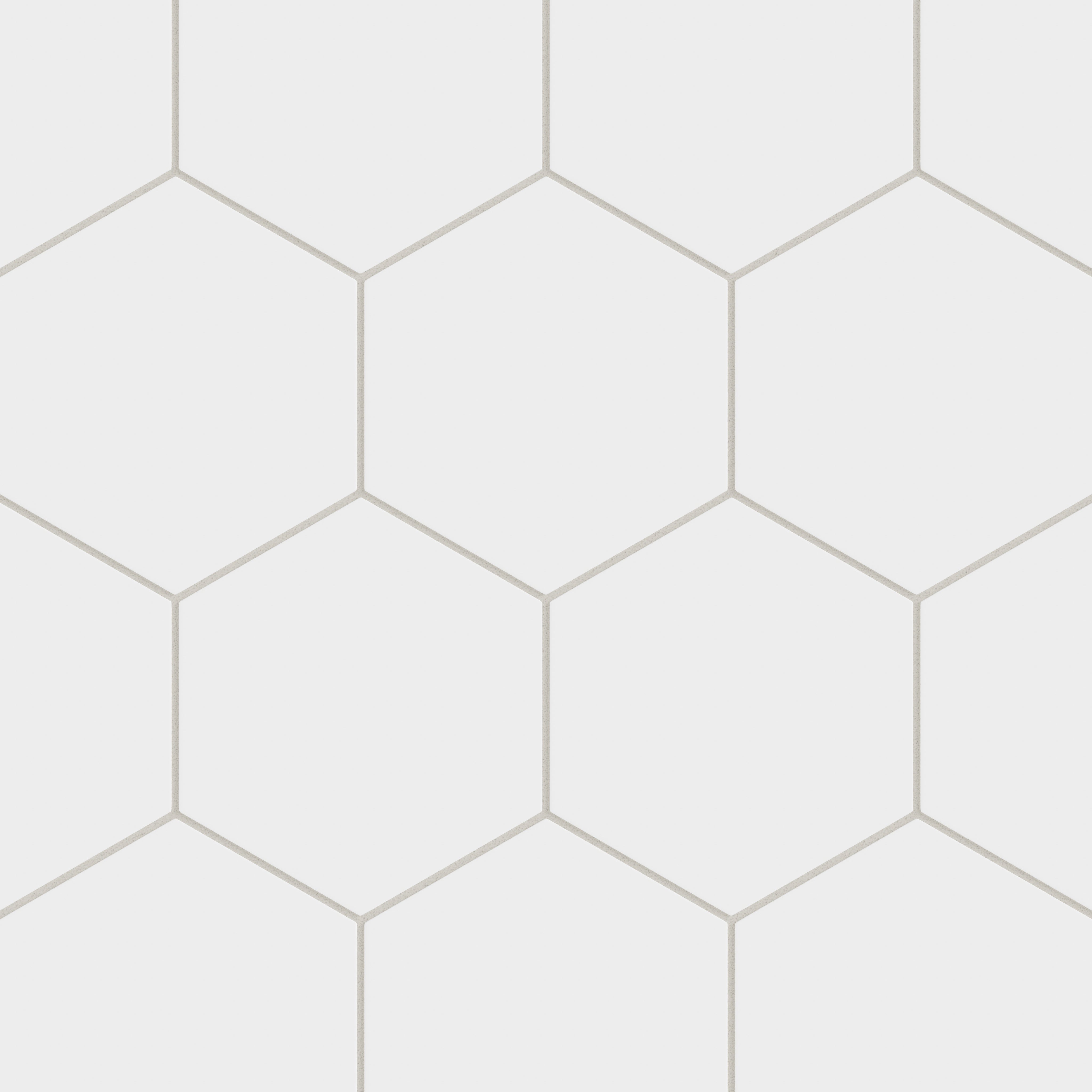 8" Hexagon Natural Press Ceramic Tile in Salt Creek Matte