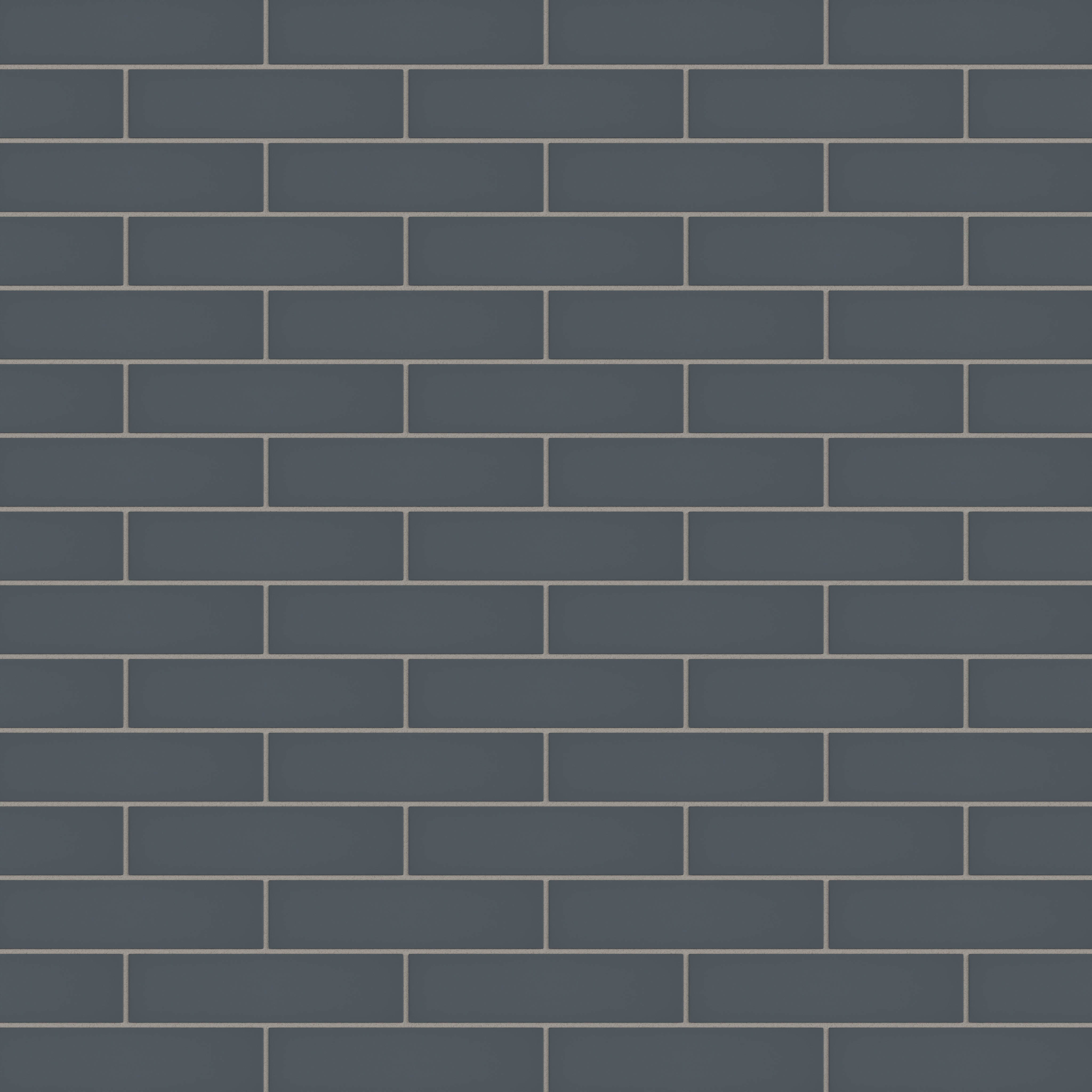 2x8 Natural Press Ceramic Tile in Indigo Matte