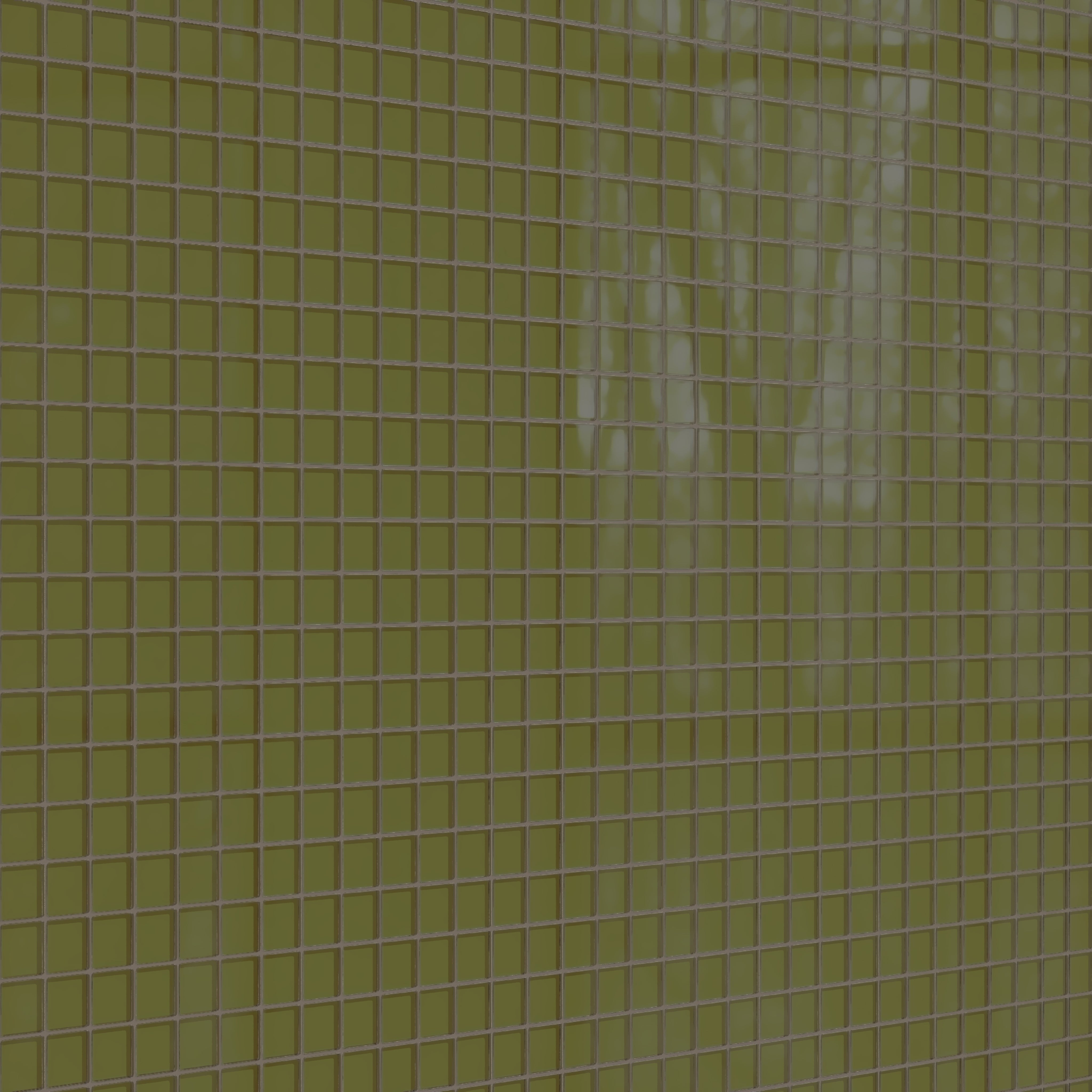 2x2 Straight Set Sheeted Glass Mosaic Tile in Cormorant Gloss