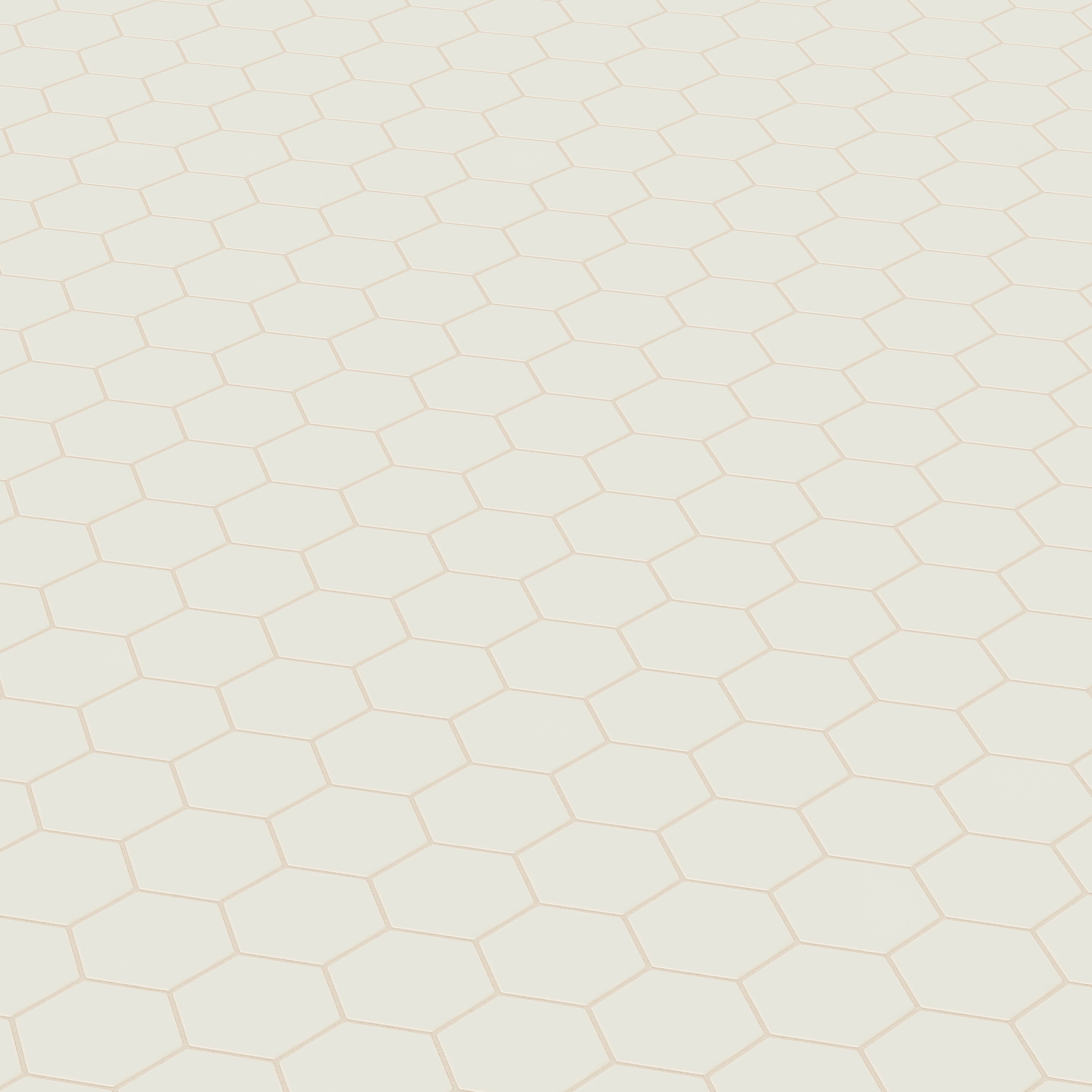 4" Hexagon Original Ceramic Tile in Limewash Matte
