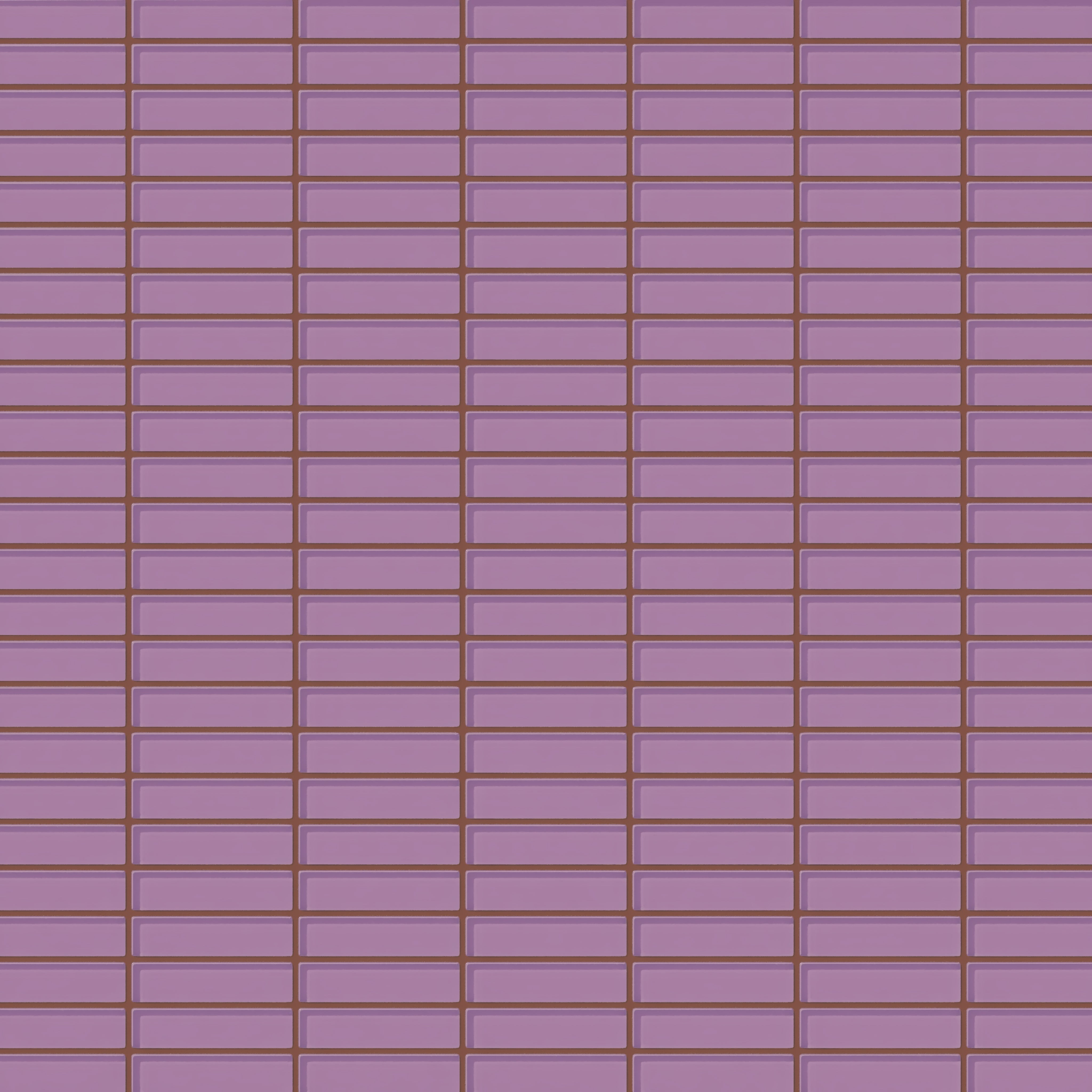 1x4 Straight Set Sheeted Glass Mosaic Tile in Waxbill Gloss