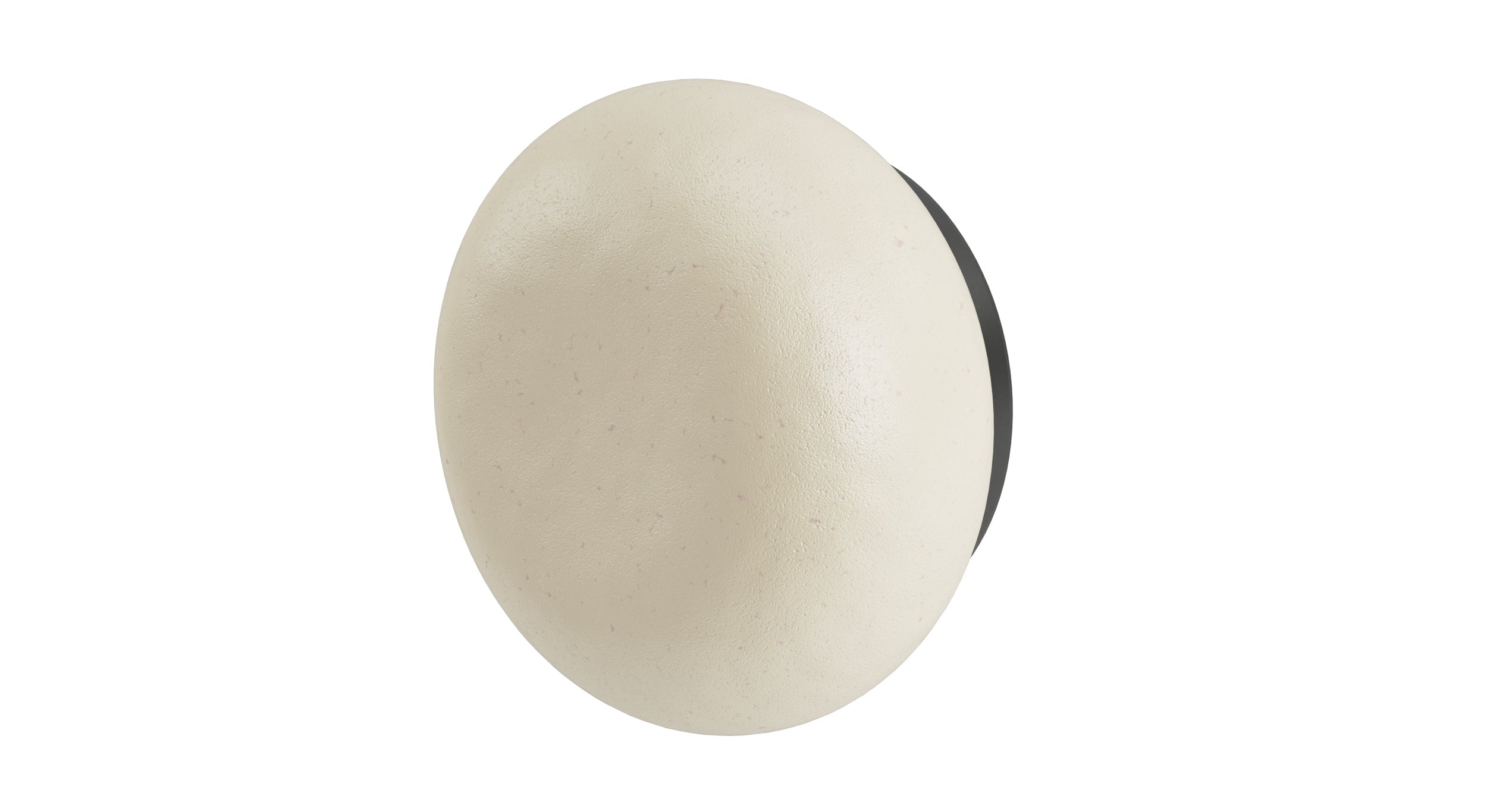 Foundry One Handle Wall Mount Diverter/Volume Control Shower Trim with Pebble Ceramic Knob Handle in Oil Rubbed Bronze