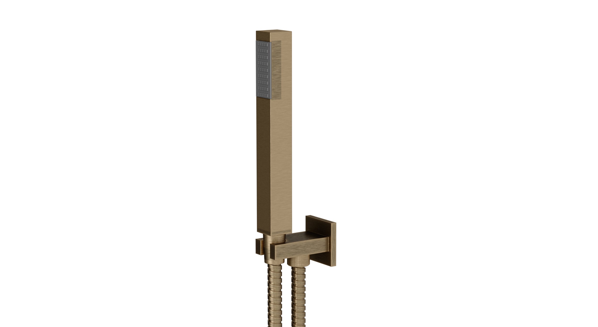 Flatiron Wall Elbow with Hook Kit - Less Hand Shower in Antique Brass