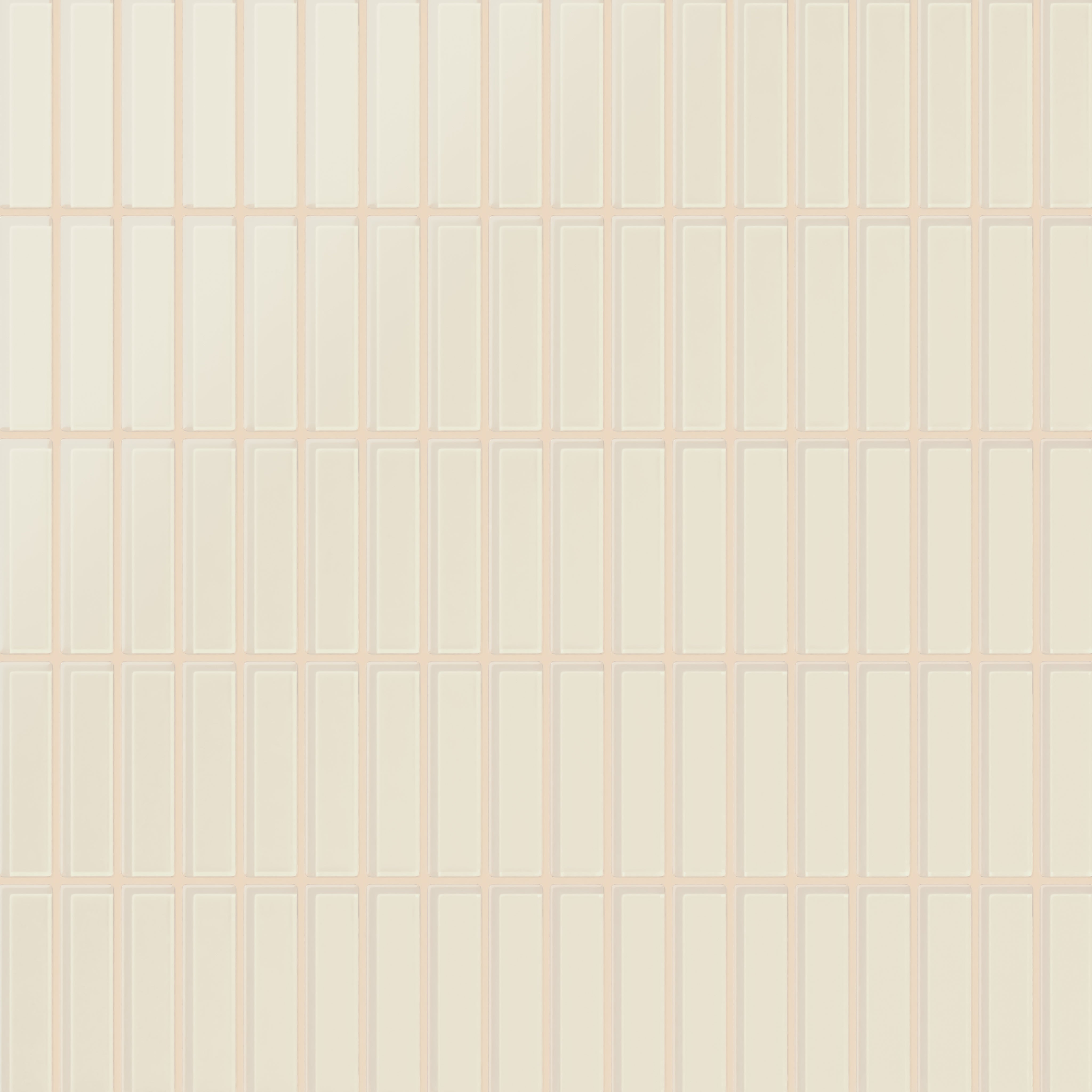 1x4 Straight Set Sheeted Glass Mosaic Tile in Sparrow Matte