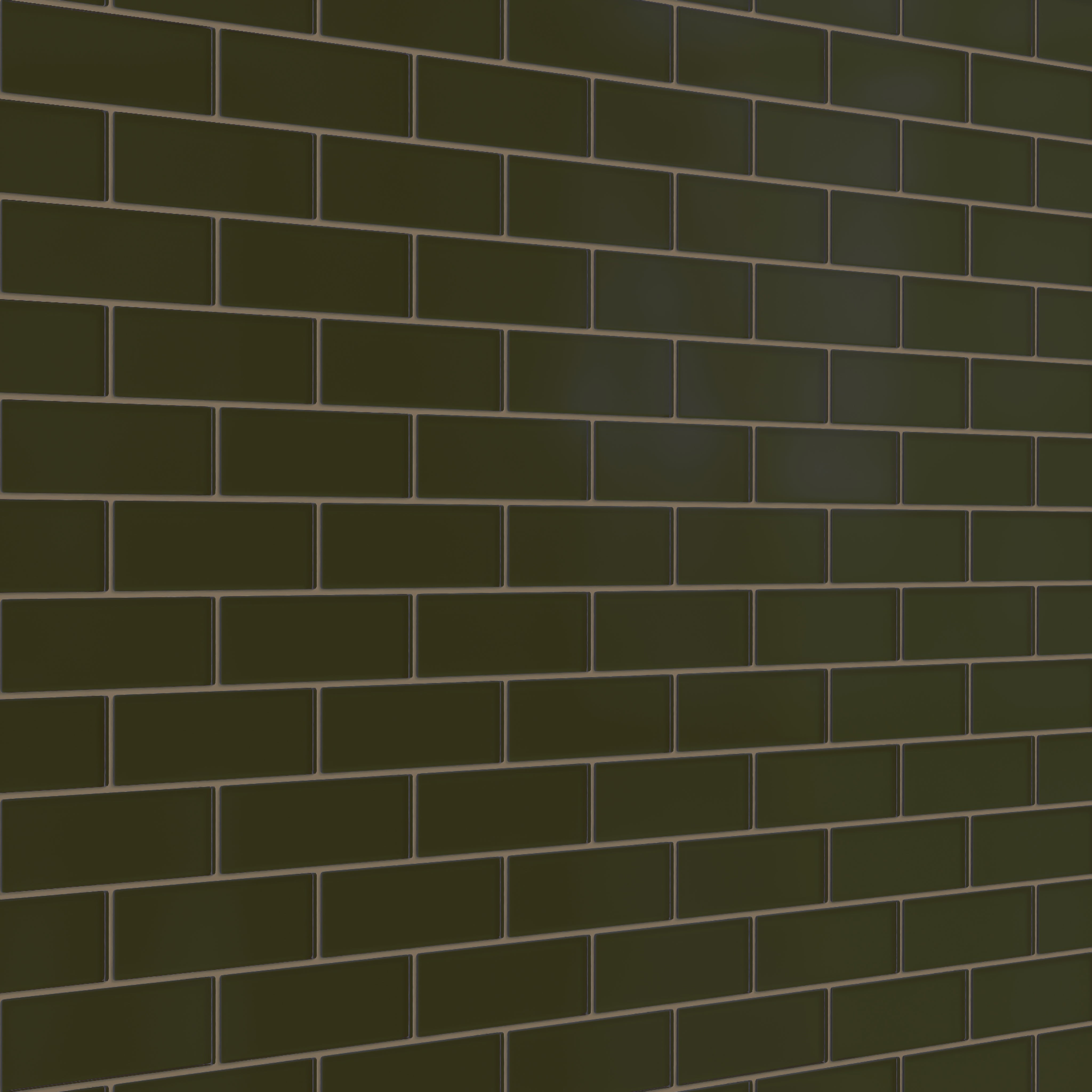 2x6 Glass Tile in Catbird Matte