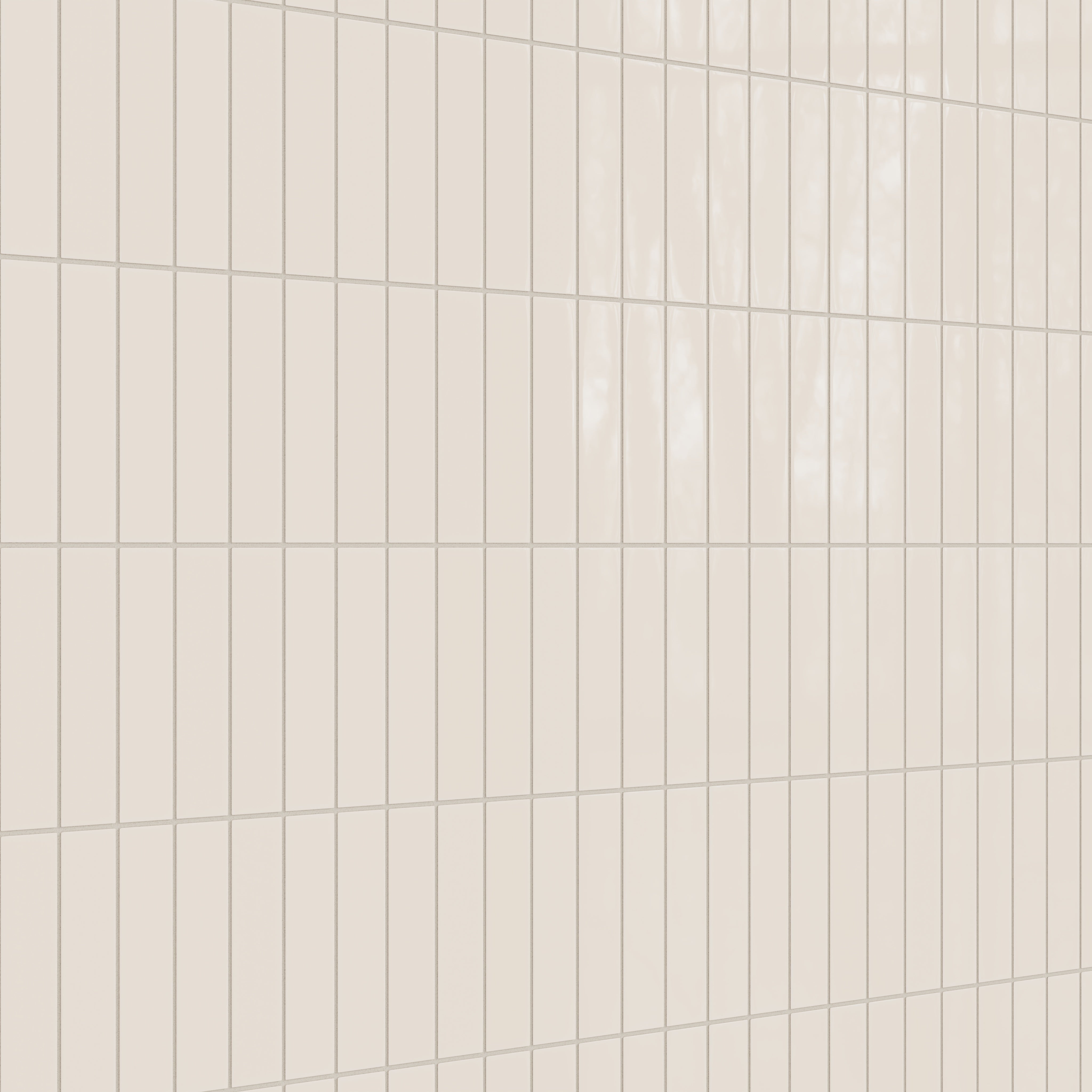 2x8 Natural Press Ceramic Tile in Pearl Gloss