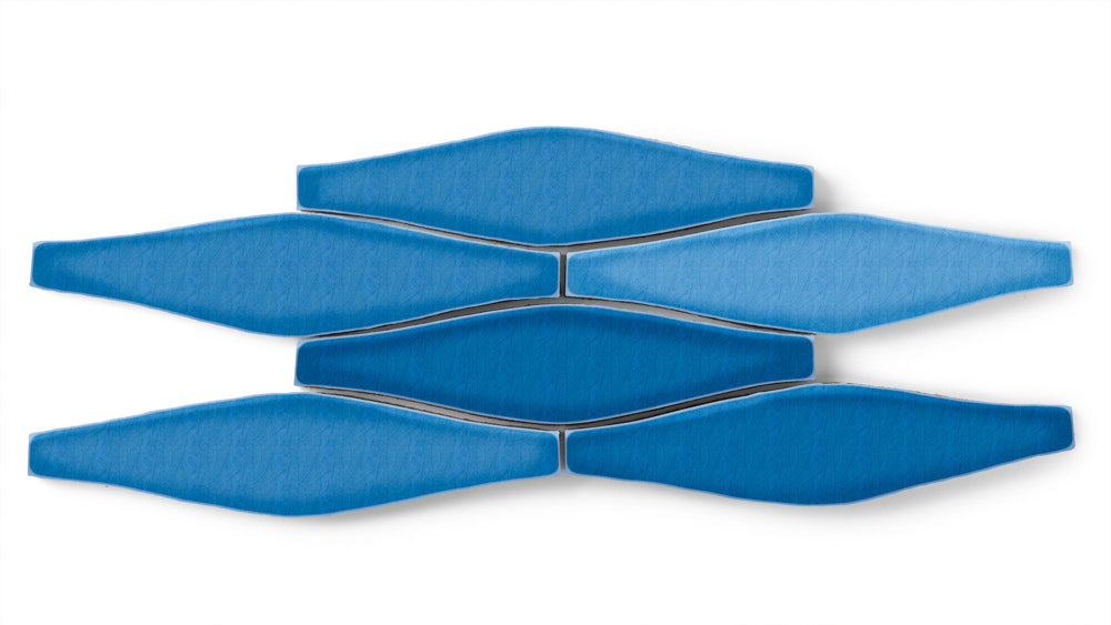 Wave Original Ceramic Tile in Aegean Sea Gloss