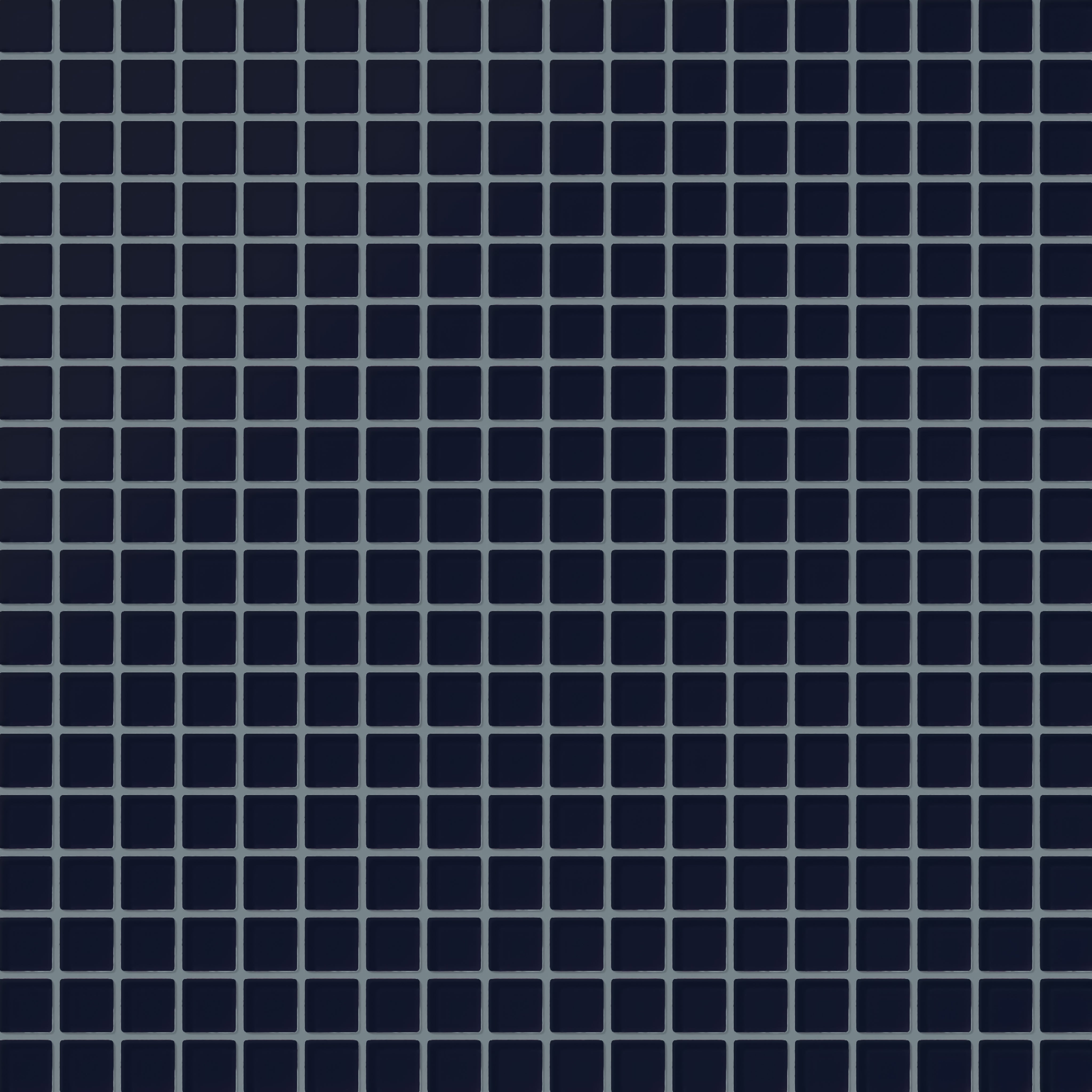 1x1 Straight Set Sheeted Glass Mosaic Tile in Barn Swallow Matte