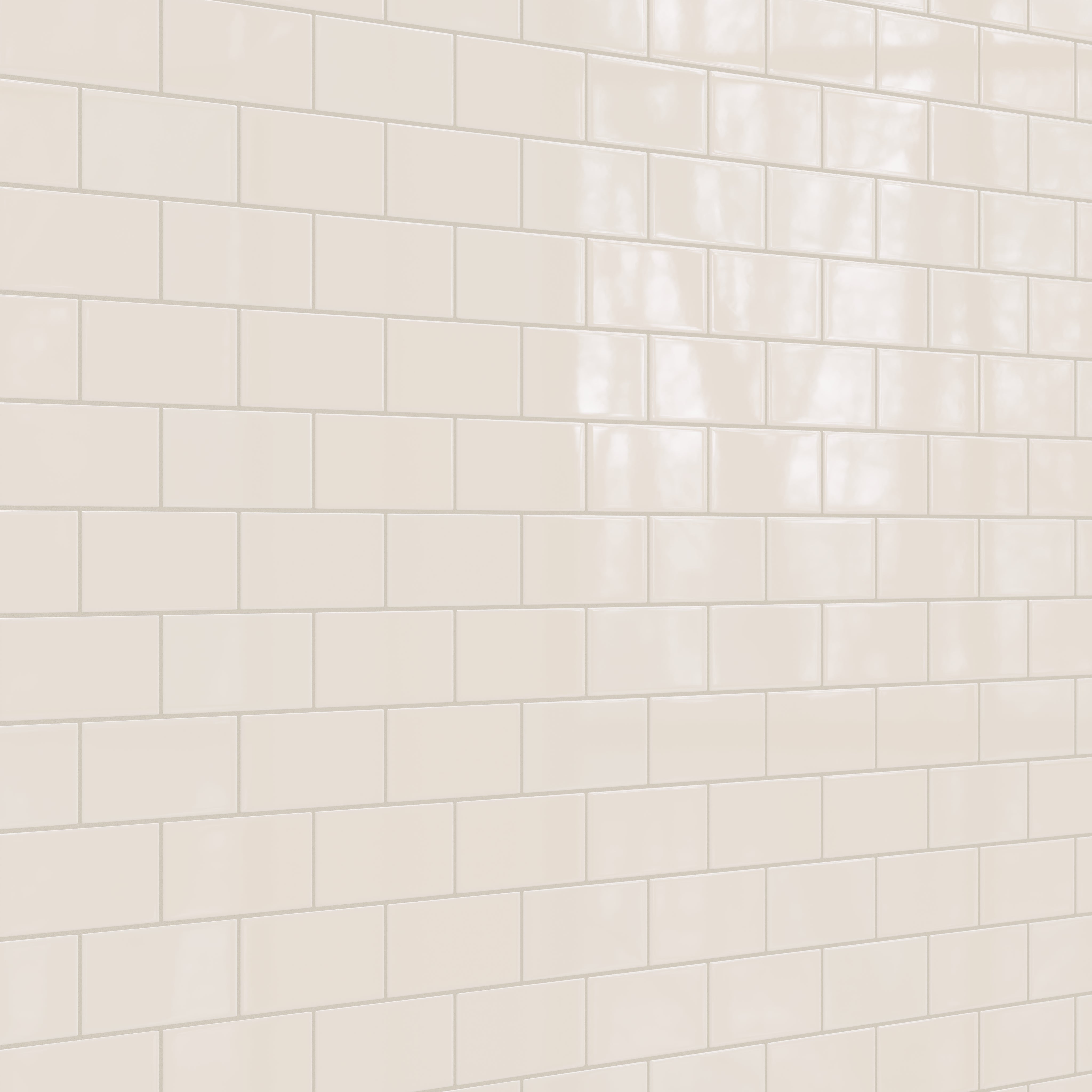 3x6 Natural Press Ceramic Tile in Pearl Gloss