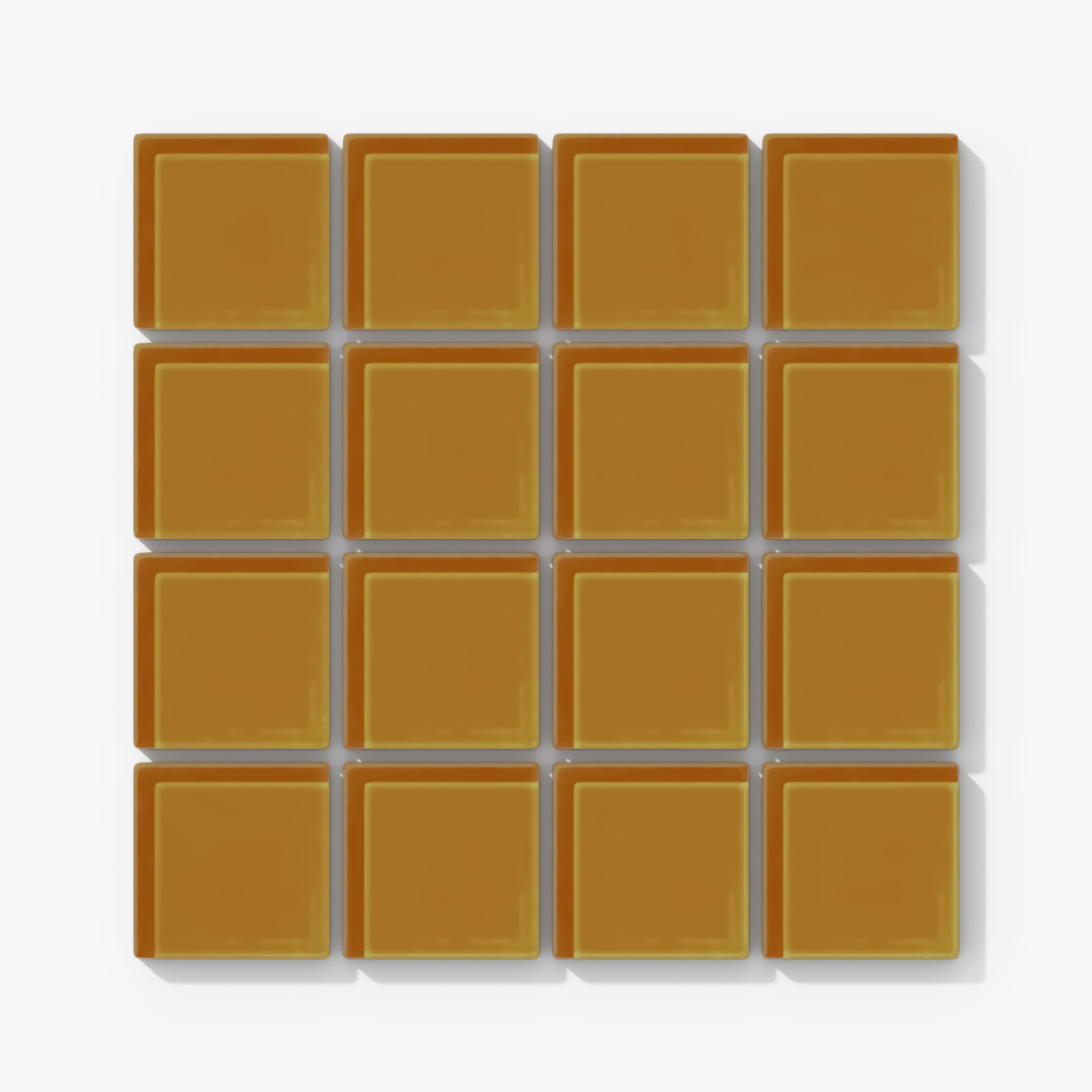 2x2 Straight Set Sheeted Glass Mosaic Tile in Falcon Gloss