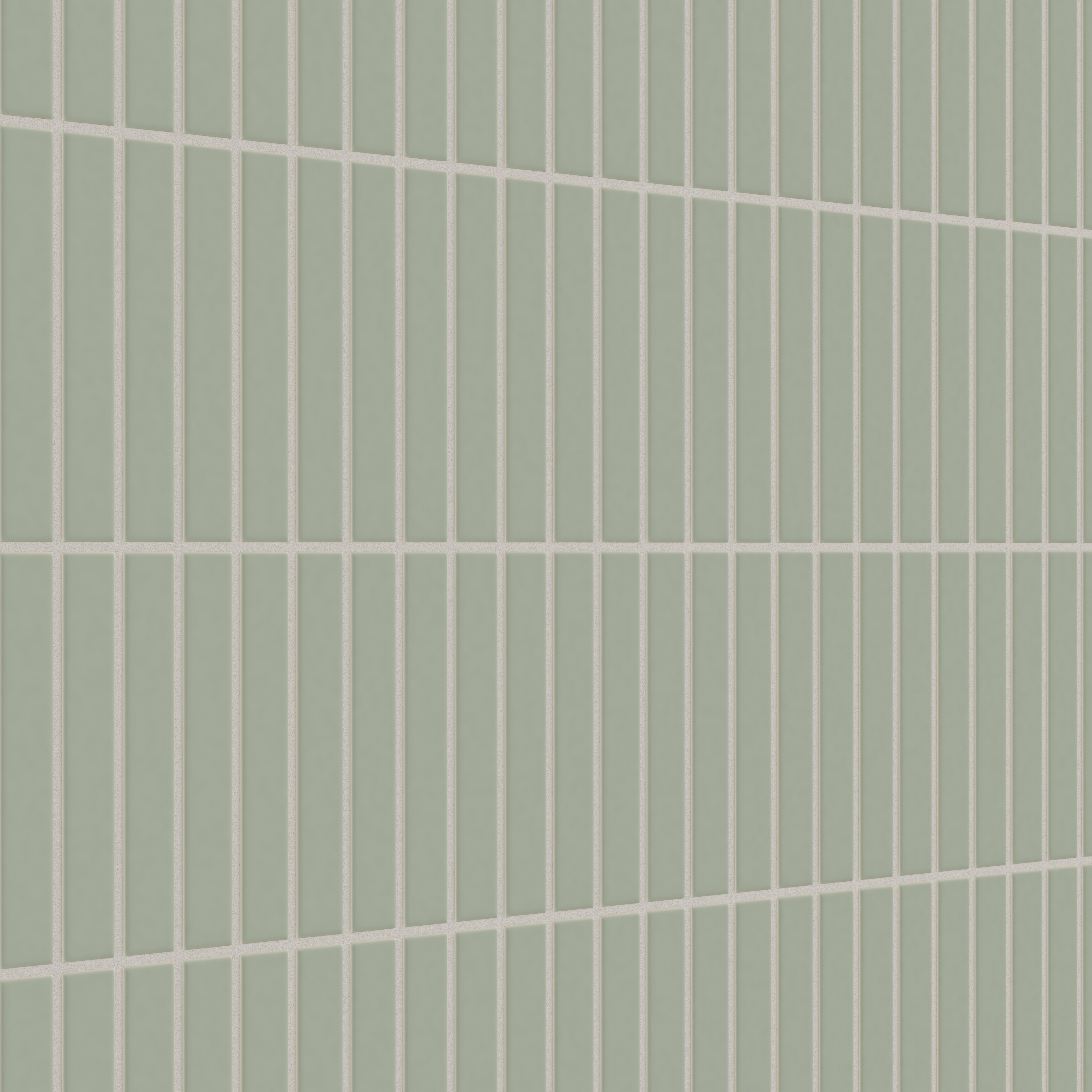 1x6 Straight Set Sheeted Original Ceramic Mosaic Tile in Rosemary Matte