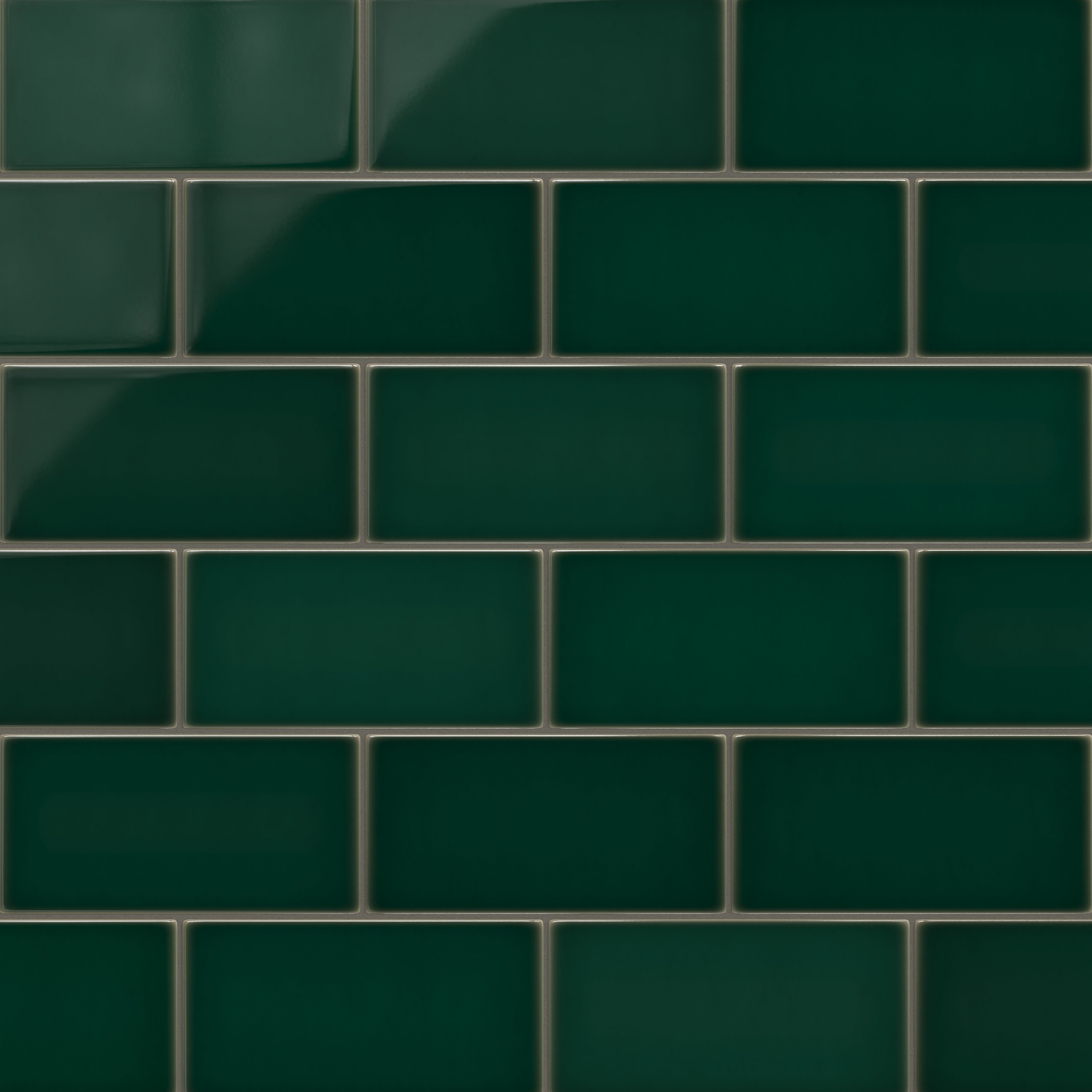6x12 Original Ceramic Tile in Evergreen Gloss