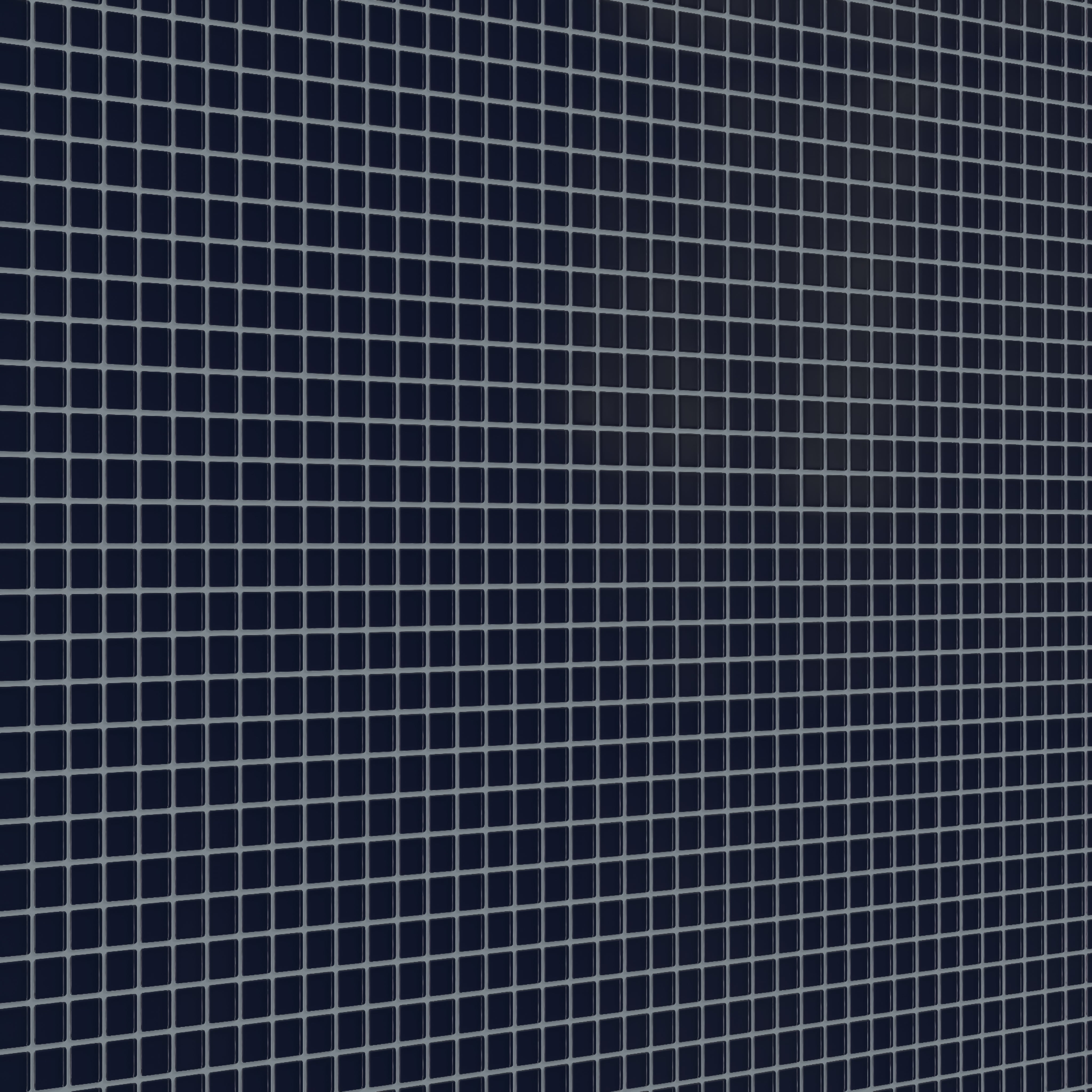 1x1 Straight Set Sheeted Glass Mosaic Tile in Barn Swallow Matte