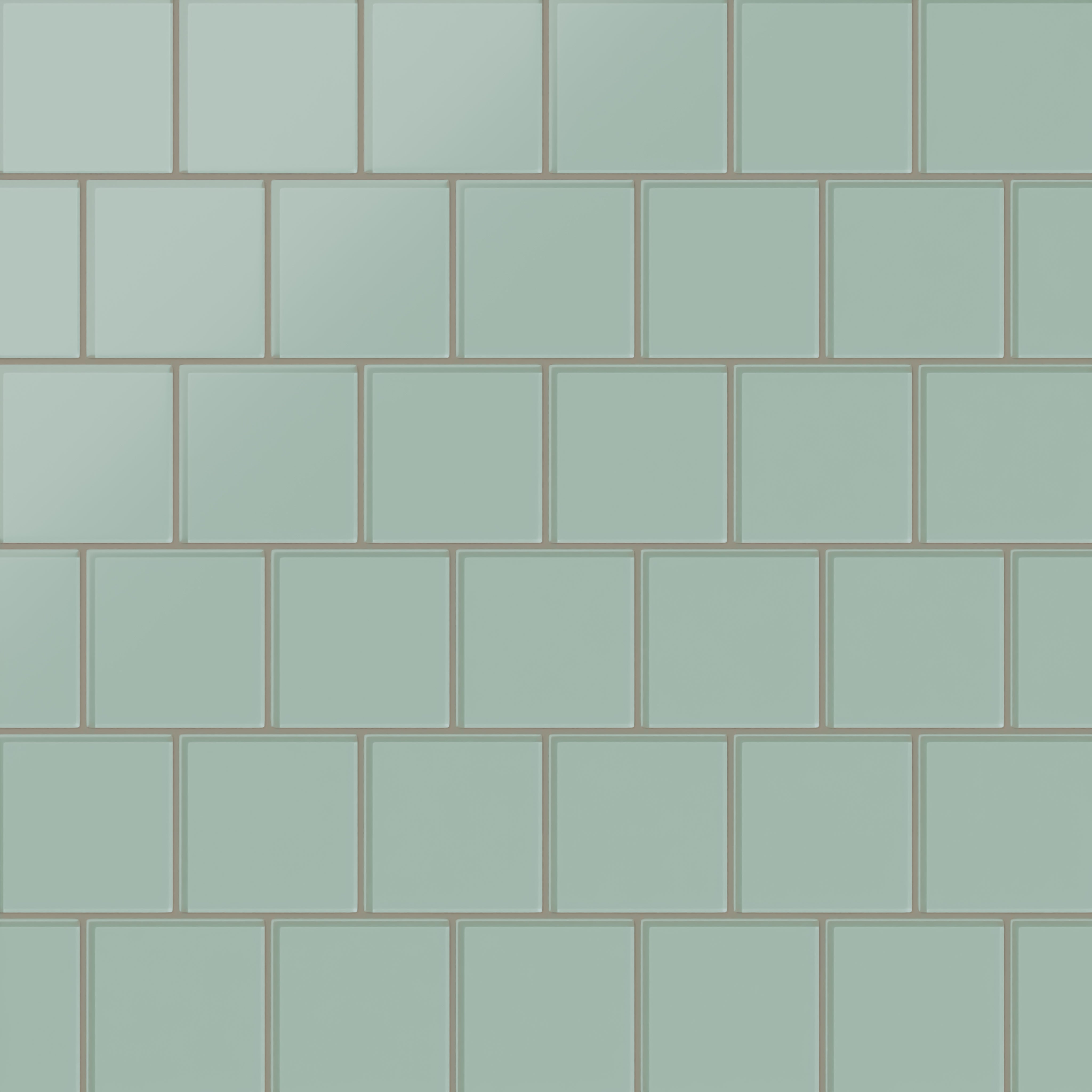 4x4 Glass Tile in Kingfisher Matte