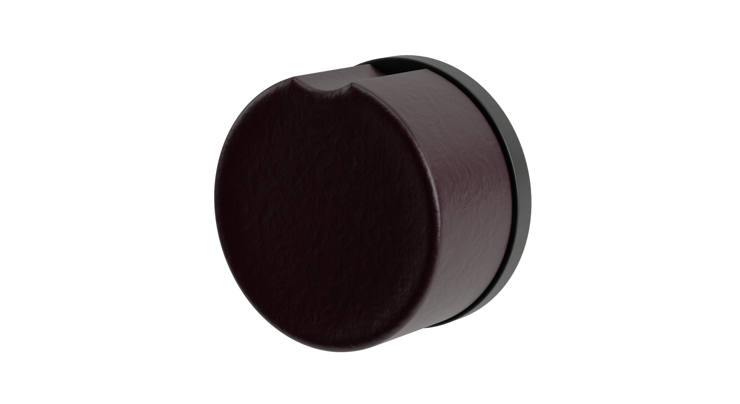Foundry One Handle Wall Mount Diverter/Volume Control Shower Trim with Groove Ceramic Knob Handle in Oil Rubbed Bronze