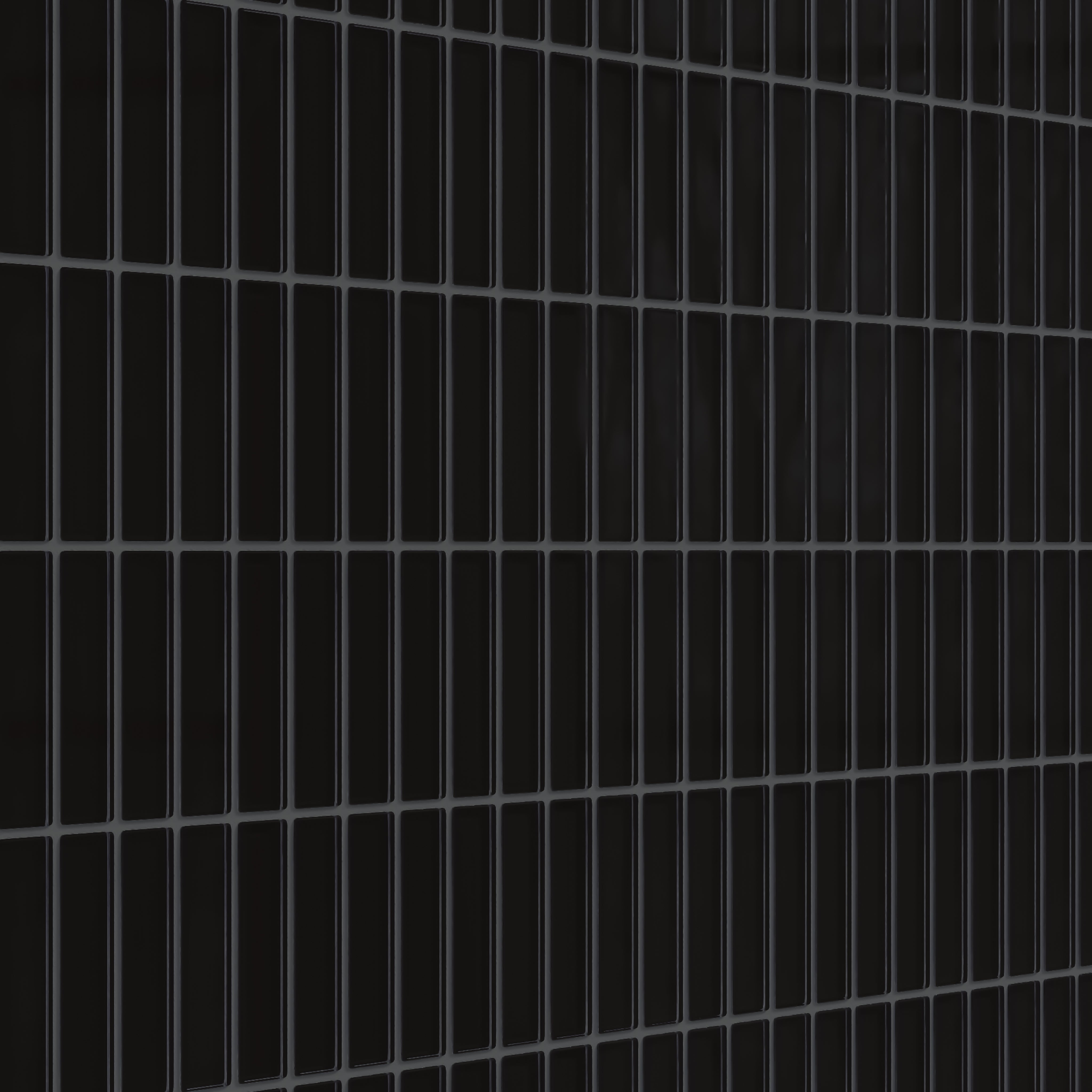 1x4 Straight Set Sheeted Glass Mosaic Tile in Condor Gloss