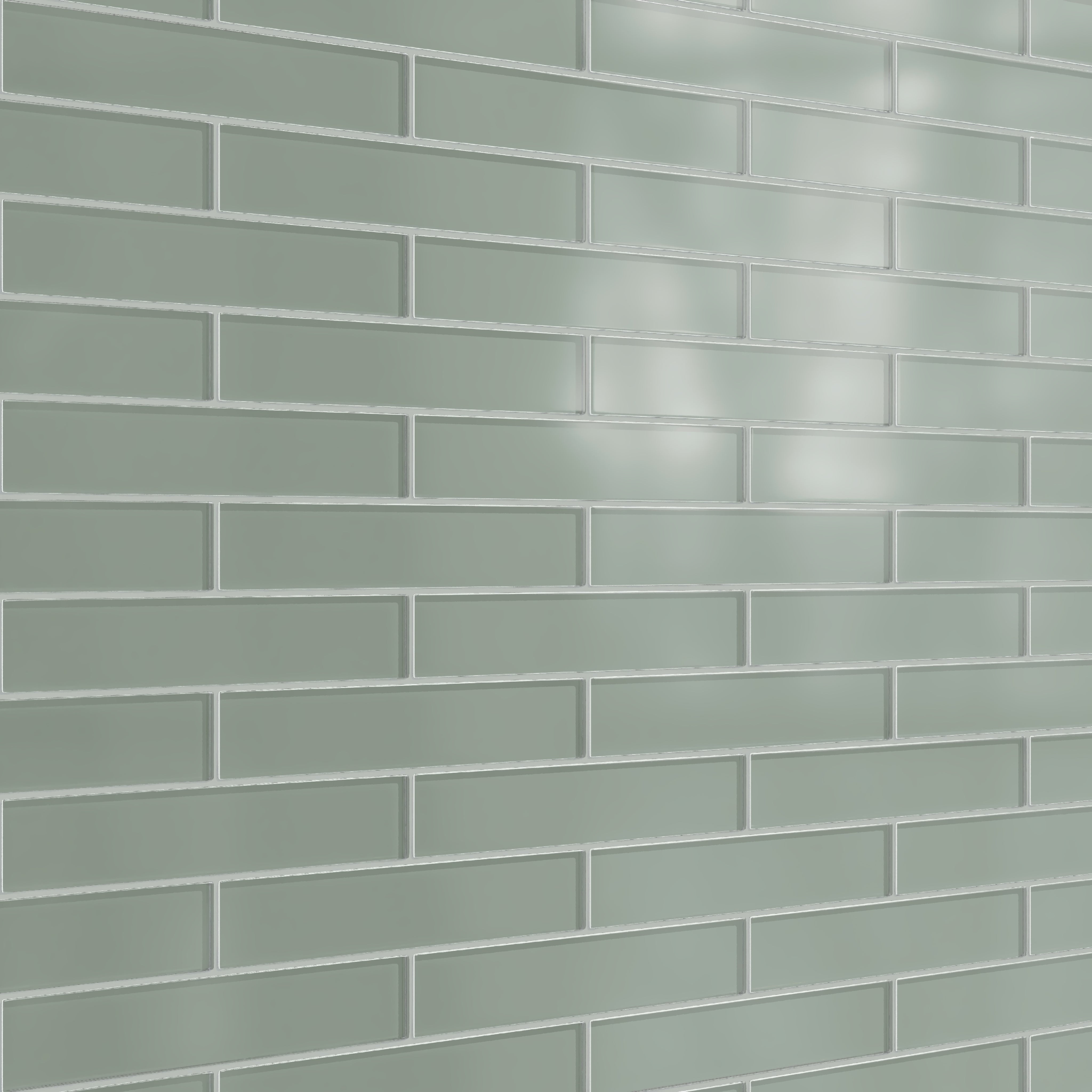 2x12 Glass Tile in Hummingbird Matte