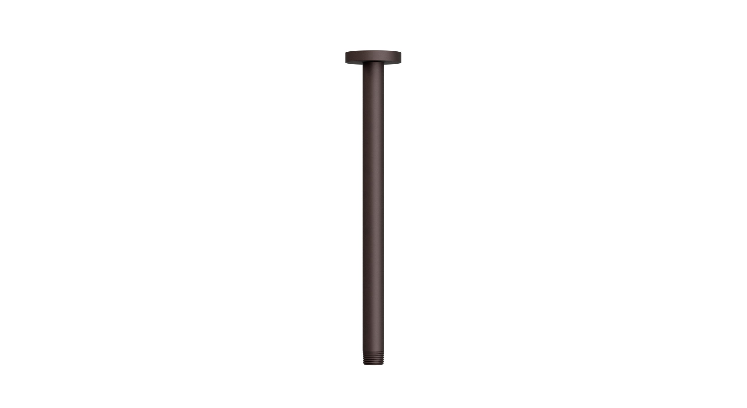 Contour & Foundry 12" Straight Shower Arm with Flange in Architectural Copper