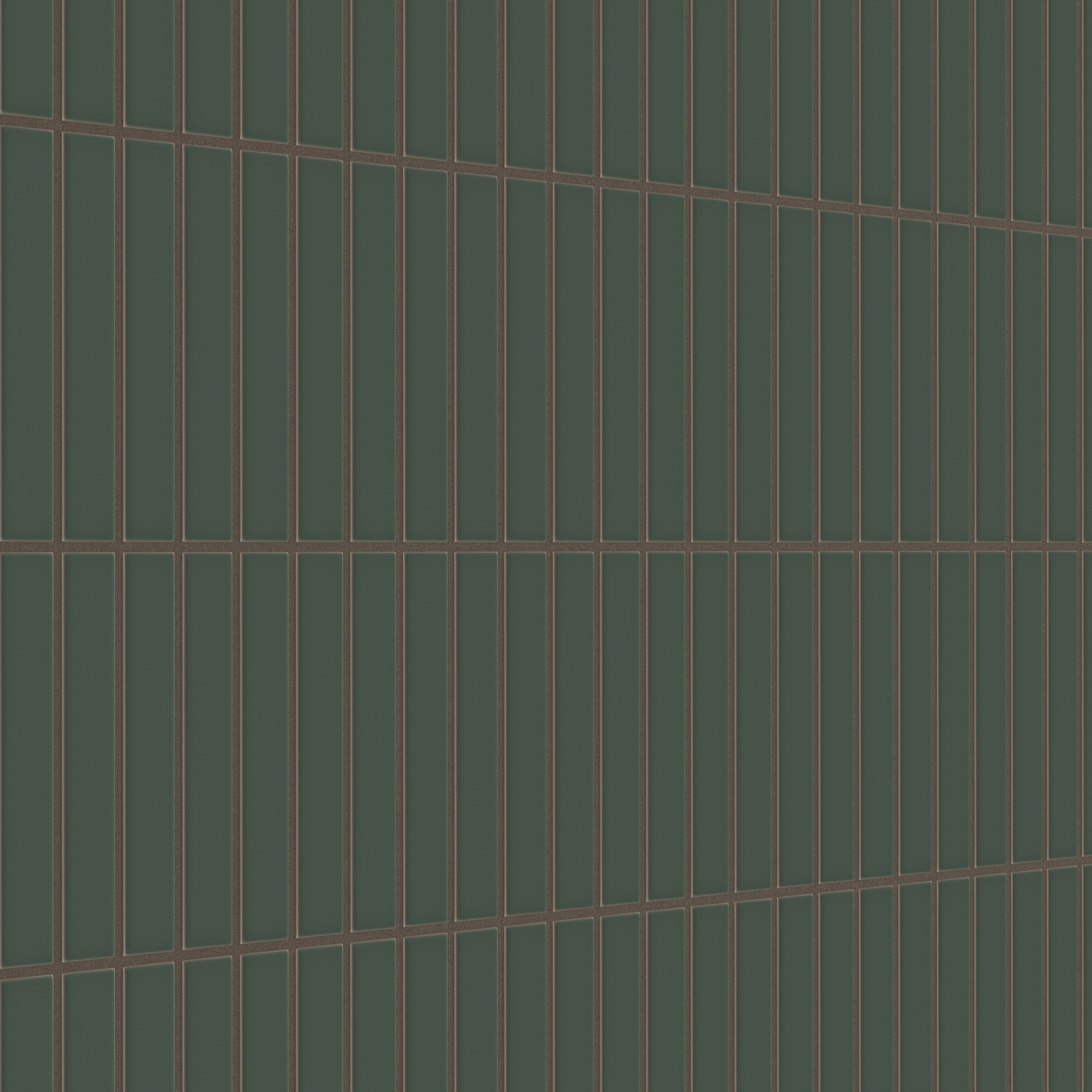 1x6 Straight Set Sheeted Original Ceramic Mosaic Tile in Tempest Matte