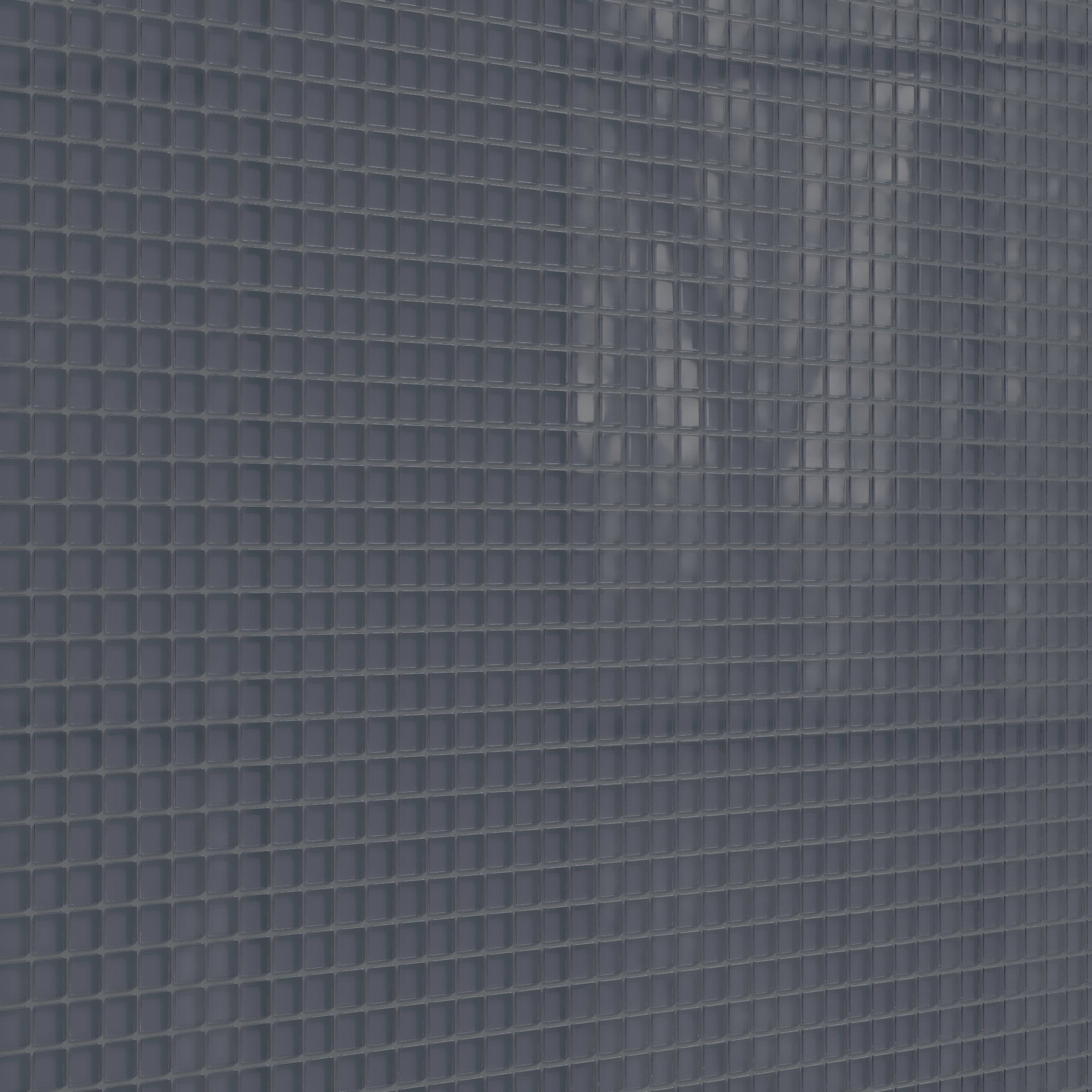 1x1 Straight Set Sheeted Glass Mosaic Tile in Junco Gloss
