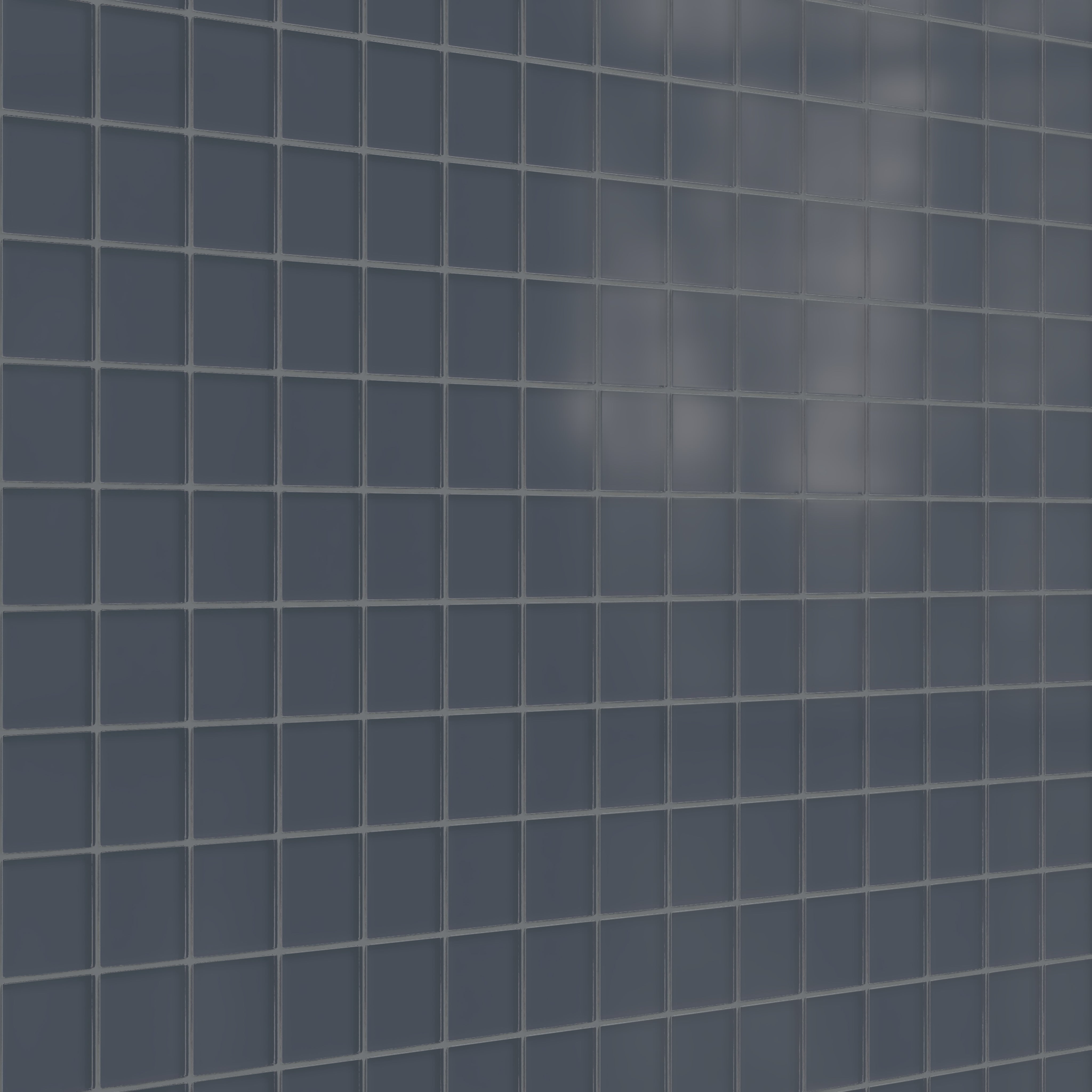 3x3 Straight Set Sheeted Glass Mosaic Tile in Junco Matte