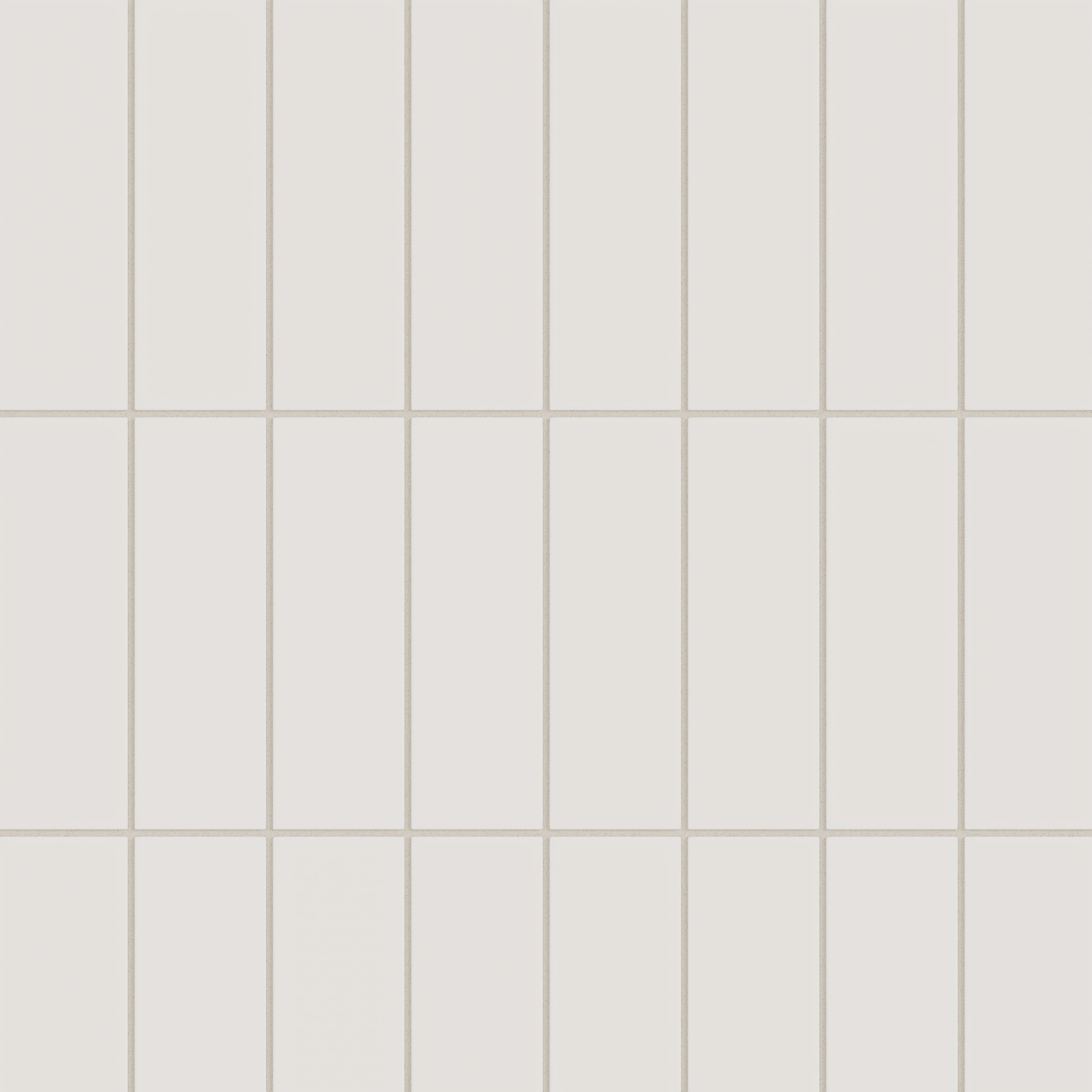 3x9 Natural Press Ceramic Tile in Pearl Matte