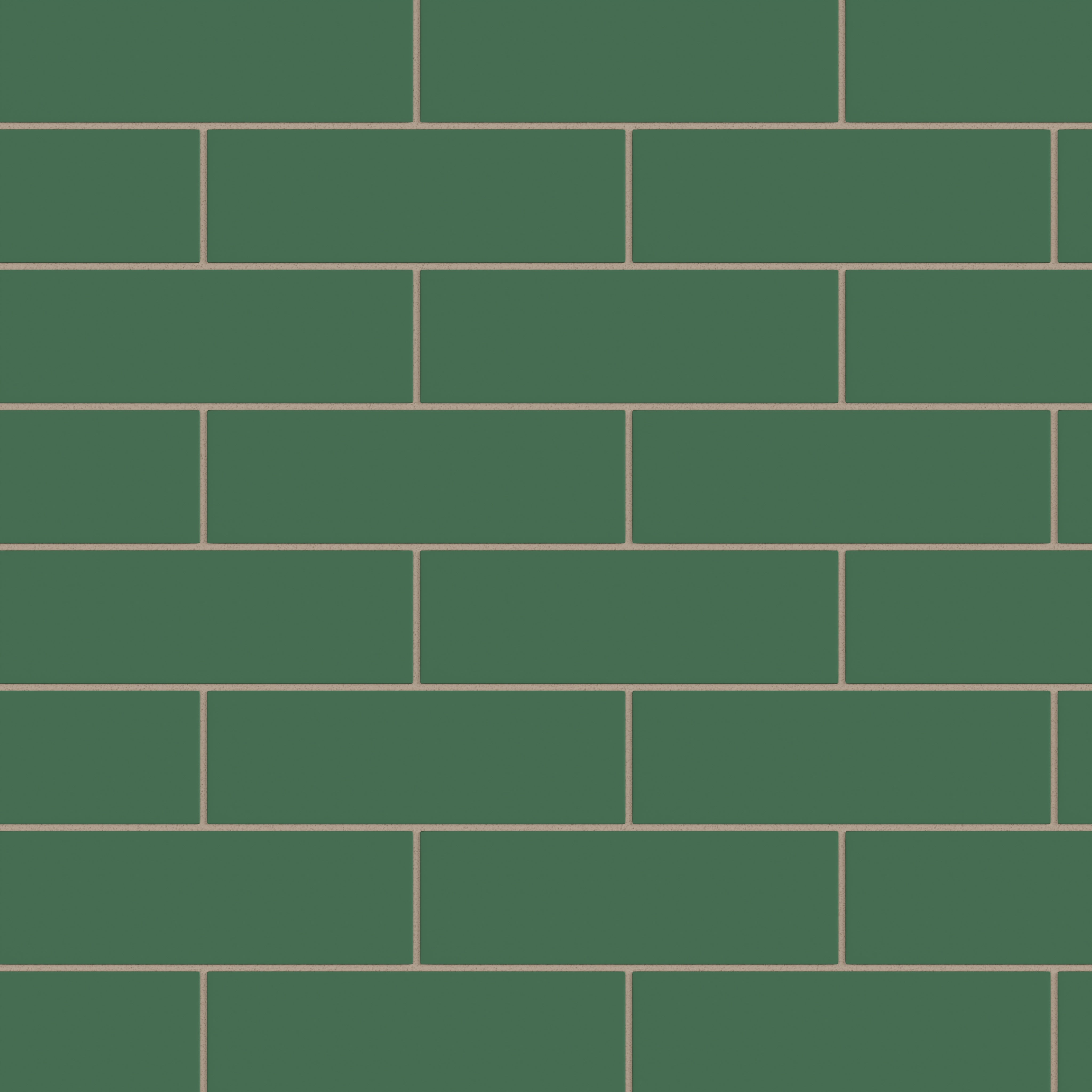 3x9 Natural Press Ceramic Tile in Viridian Matte
