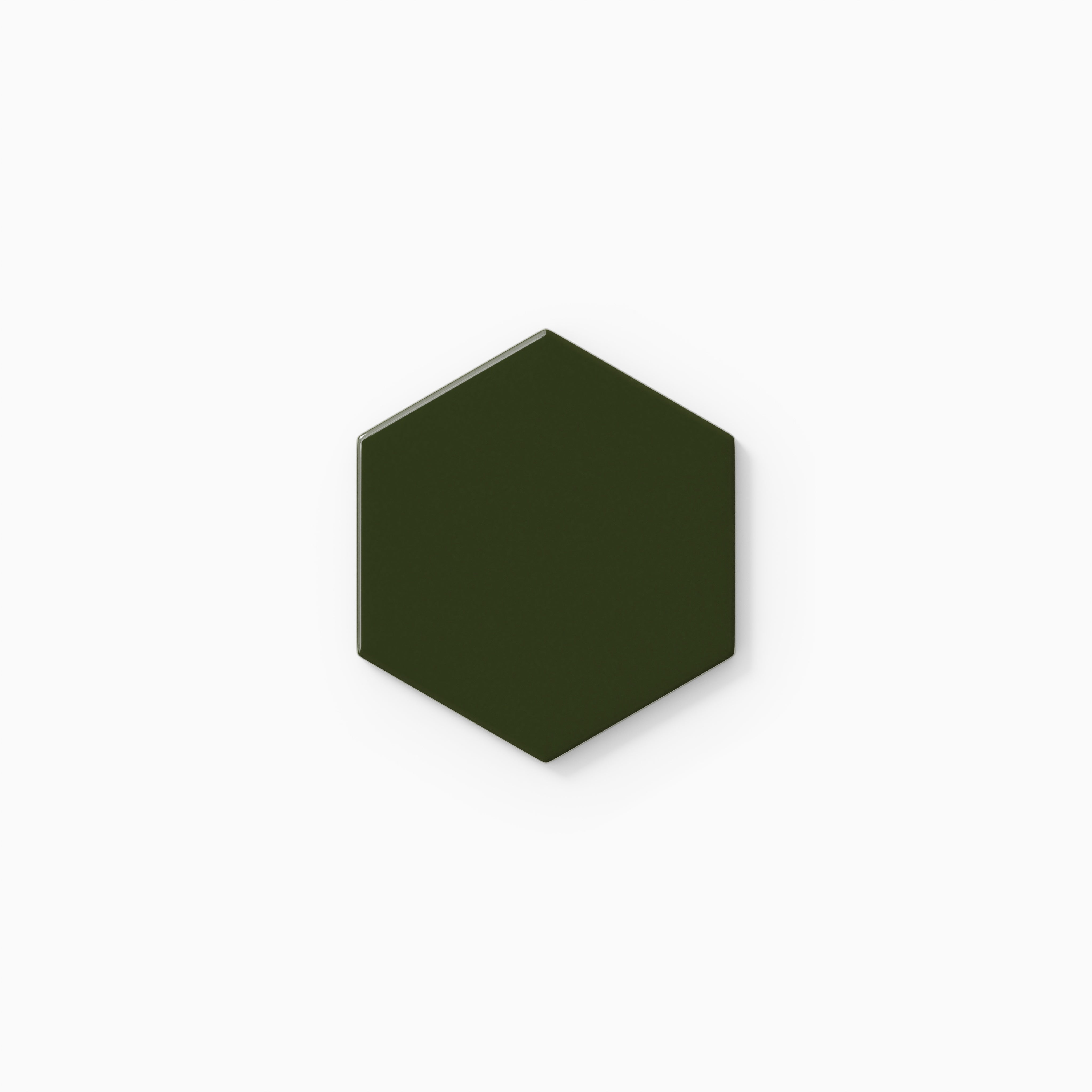 4" Hexagon Original Ceramic Tile in Lone Pine Gloss