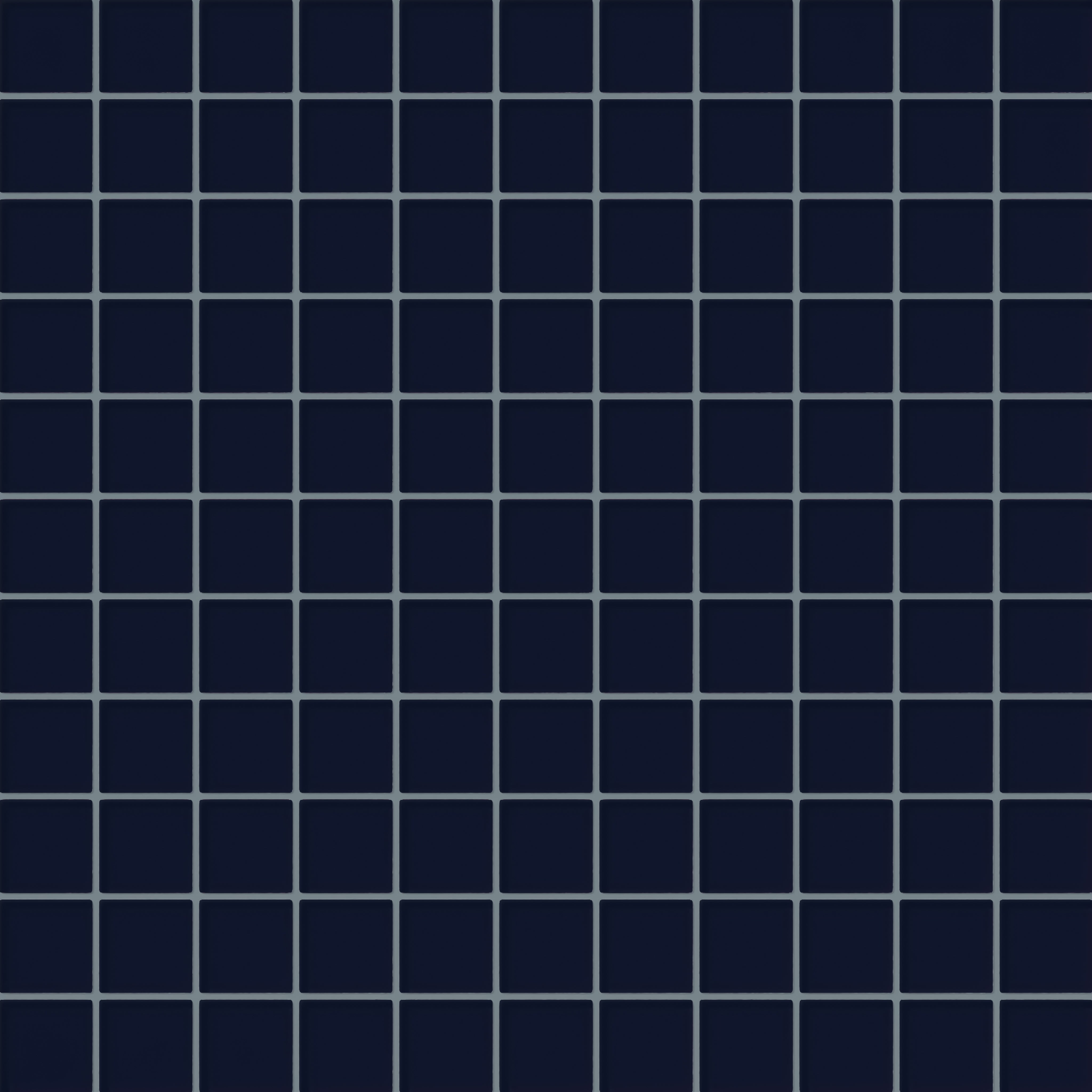 2x2 Straight Set Sheeted Glass Mosaic Tile in Barn Swallow Gloss