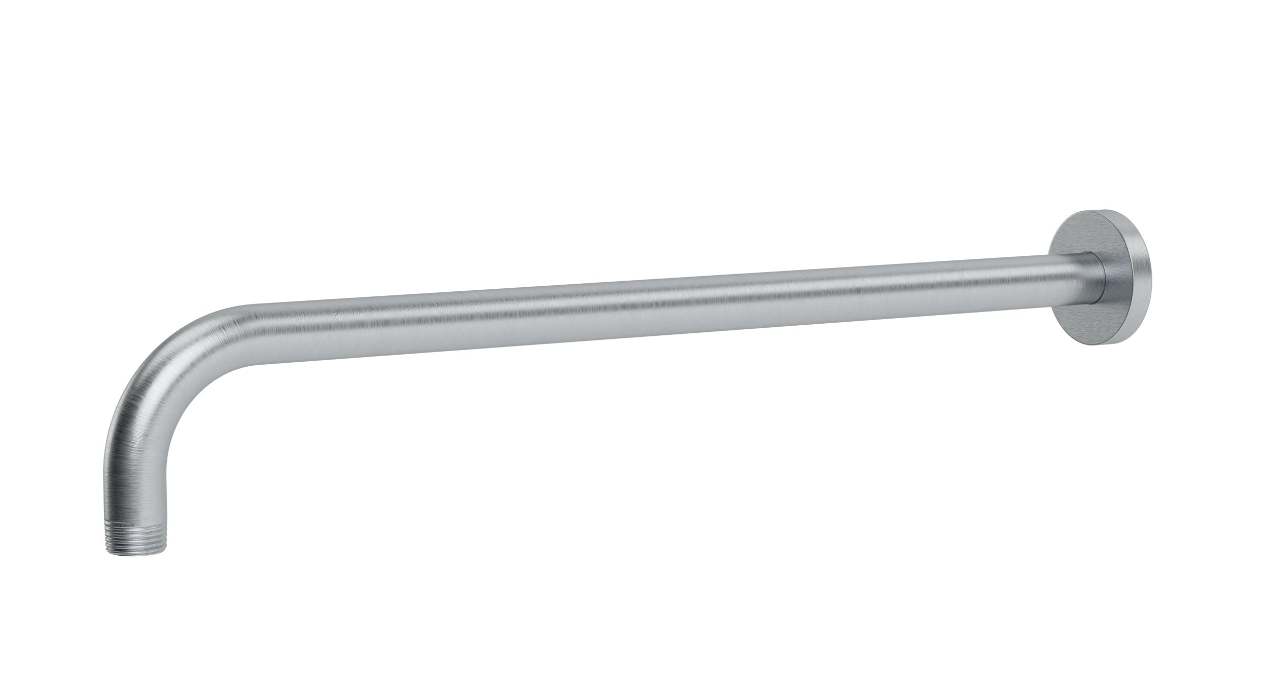 Contour & Foundry 90-Degree 16" Shower Arm with Flange in Satin Chrome