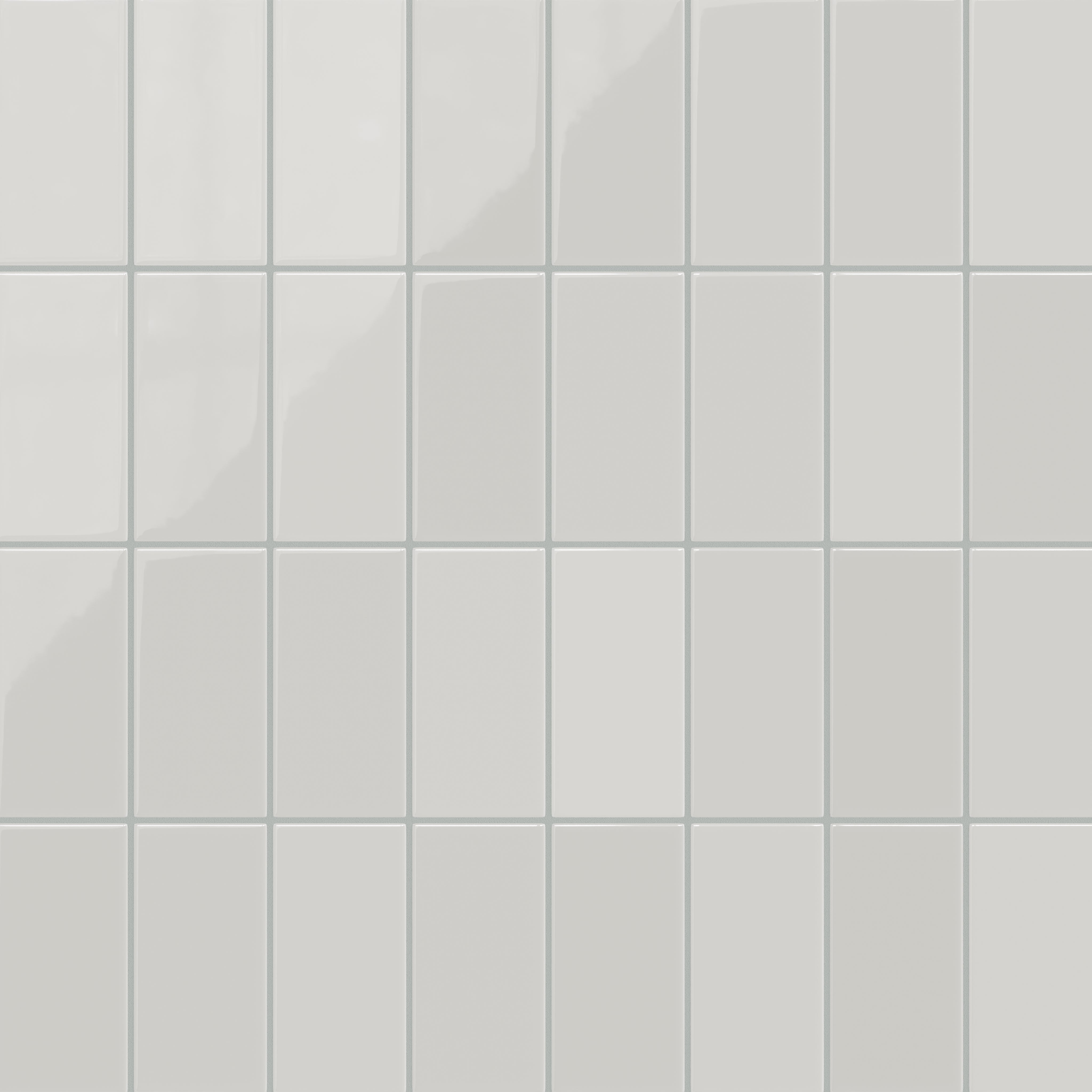 3x6 Natural Press Ceramic Tile in Cloud Cover Gloss