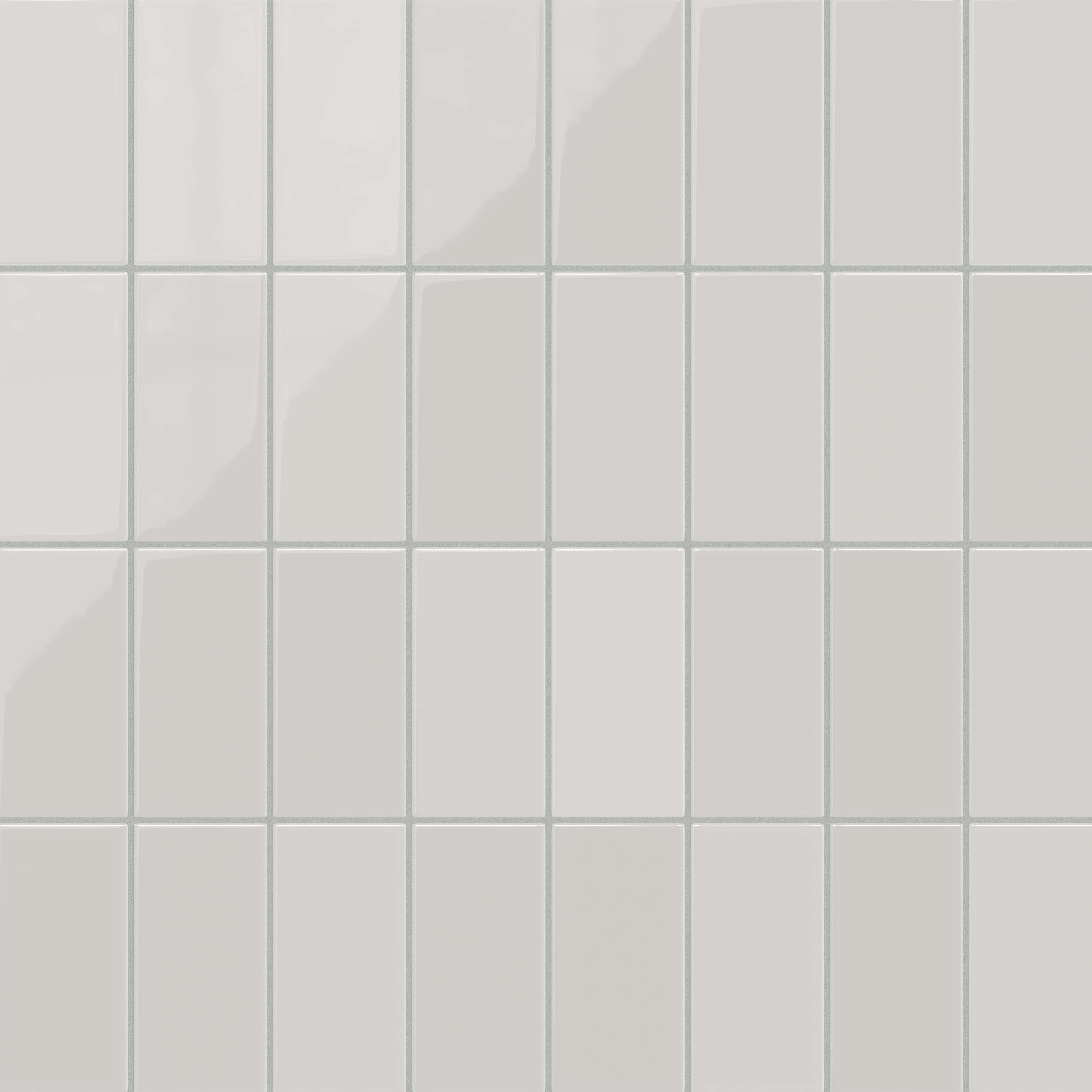 Quick Ship 3x6 Natural Press Ceramic Tile in Cloud Cover Gloss
