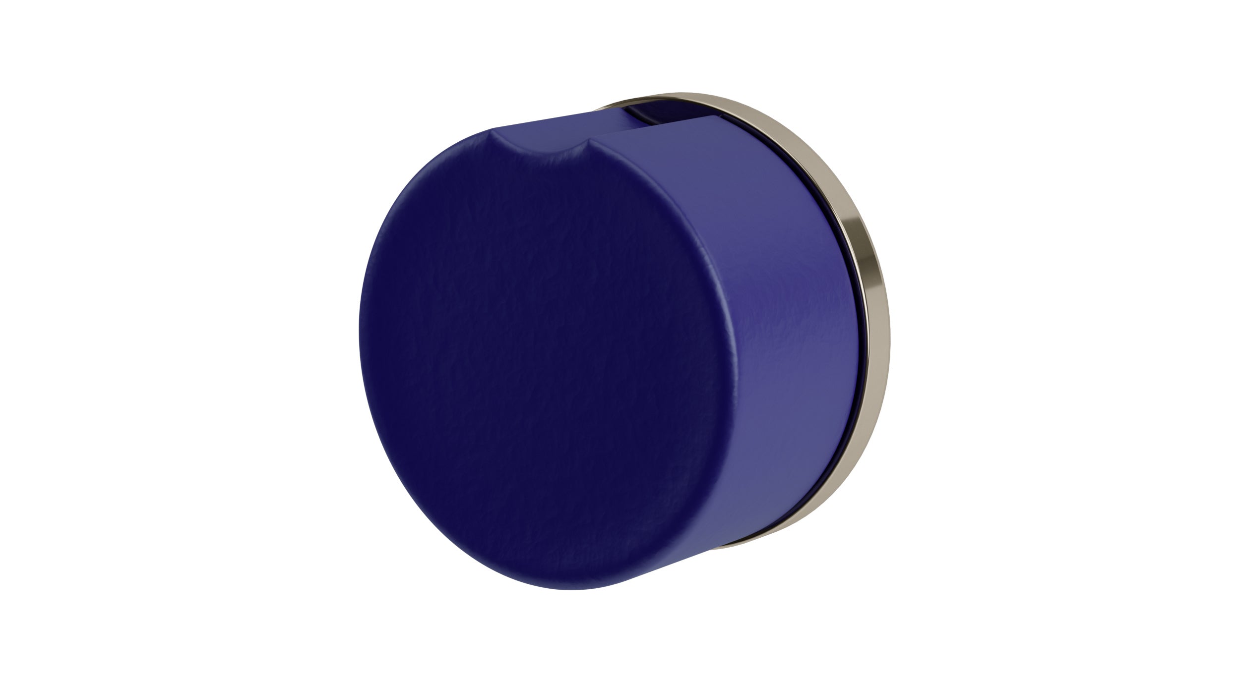 Foundry One Handle Wall Mount Diverter/Volume Control Shower Trim with Groove Ceramic Knob Handle