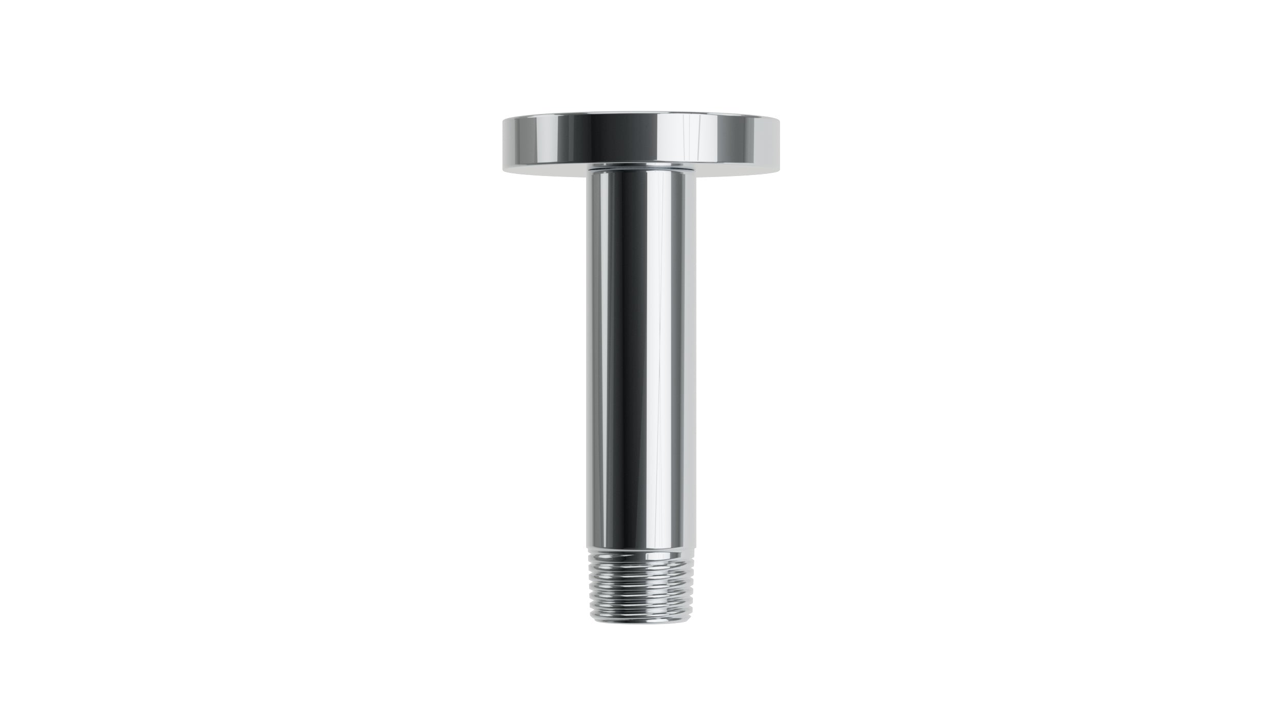Contour & Foundry 4" Straight Shower Arm with Flange