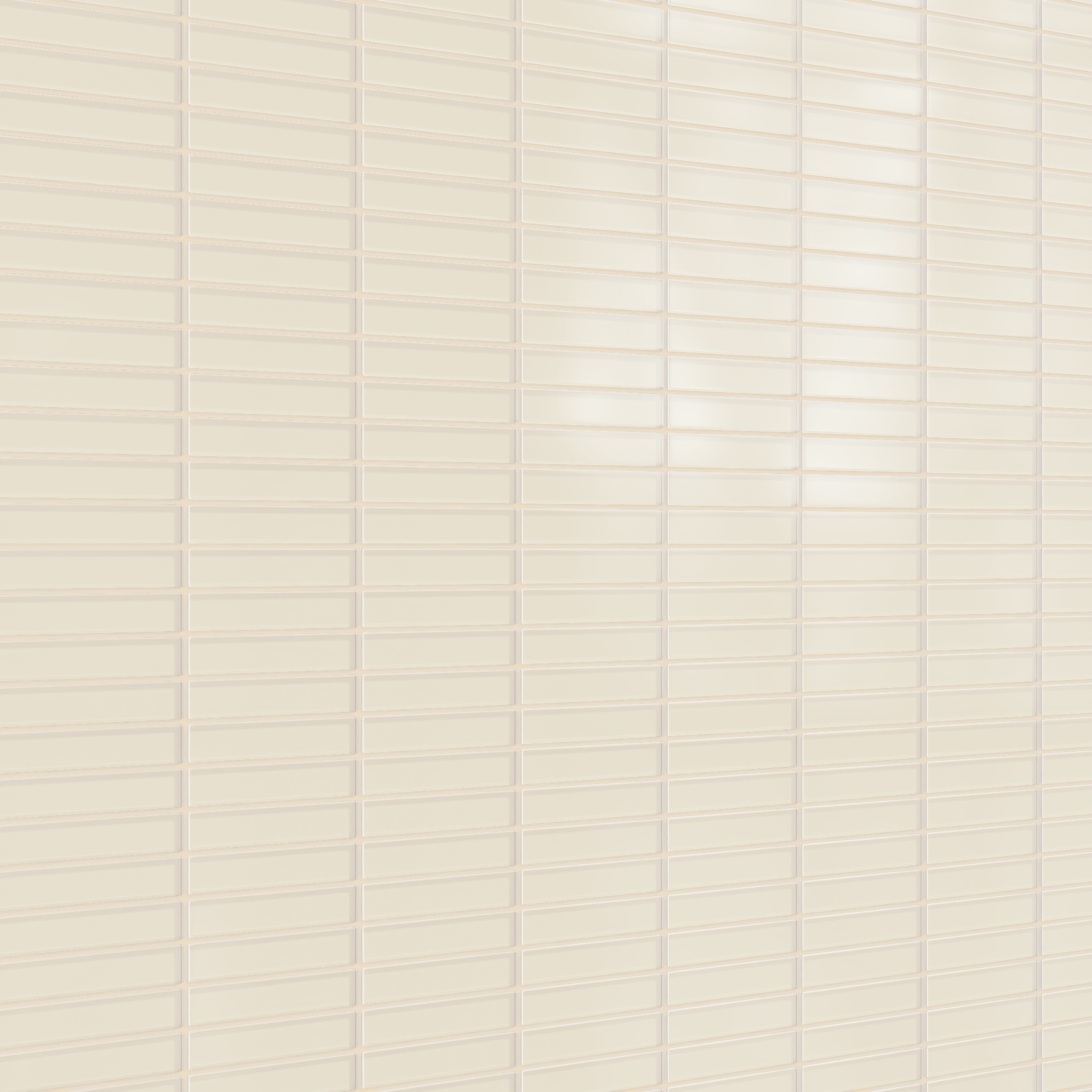 1x6 Straight Set Sheeted Glass Mosaic Tile in Sparrow Matte