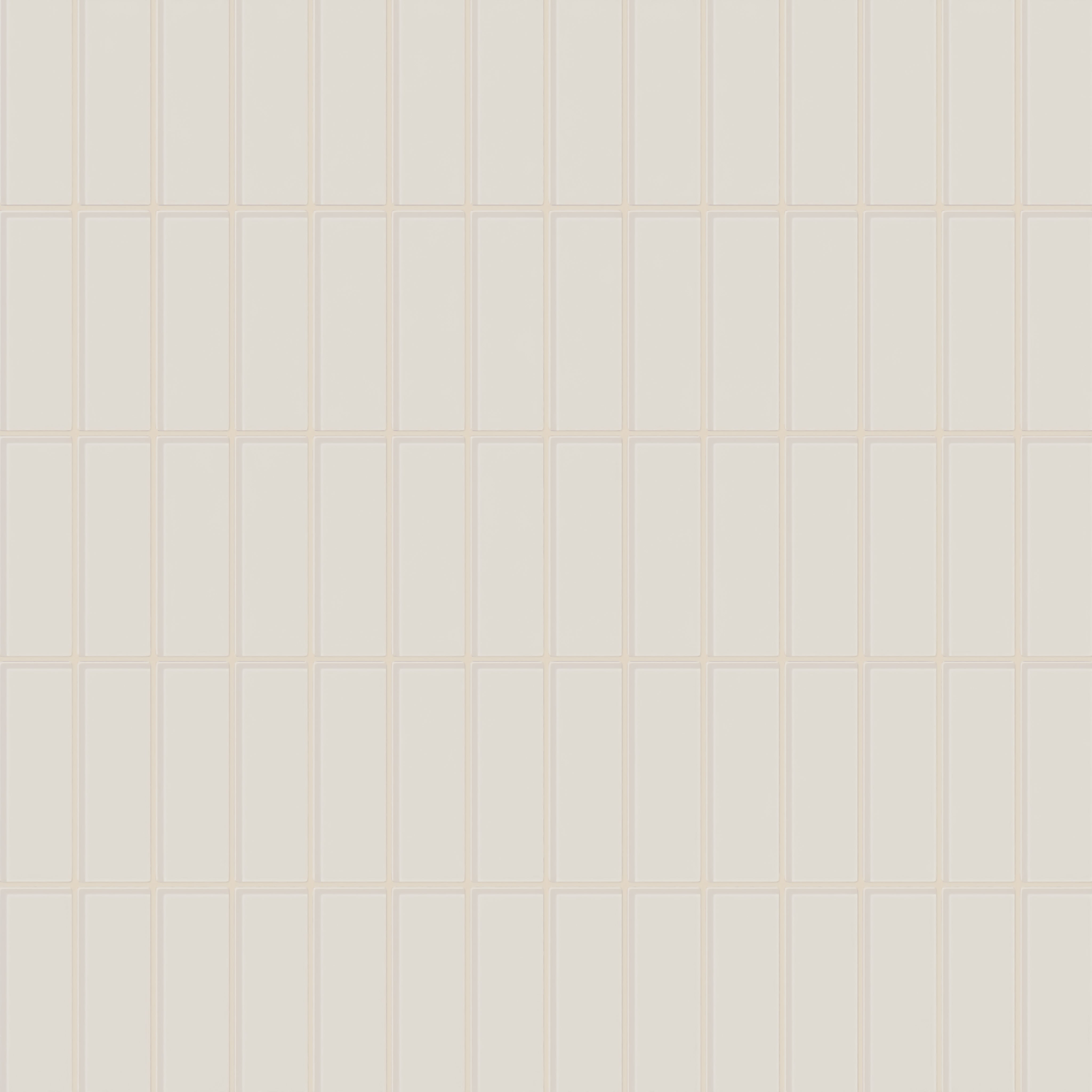 2x6 Glass Tile in Dove Gloss