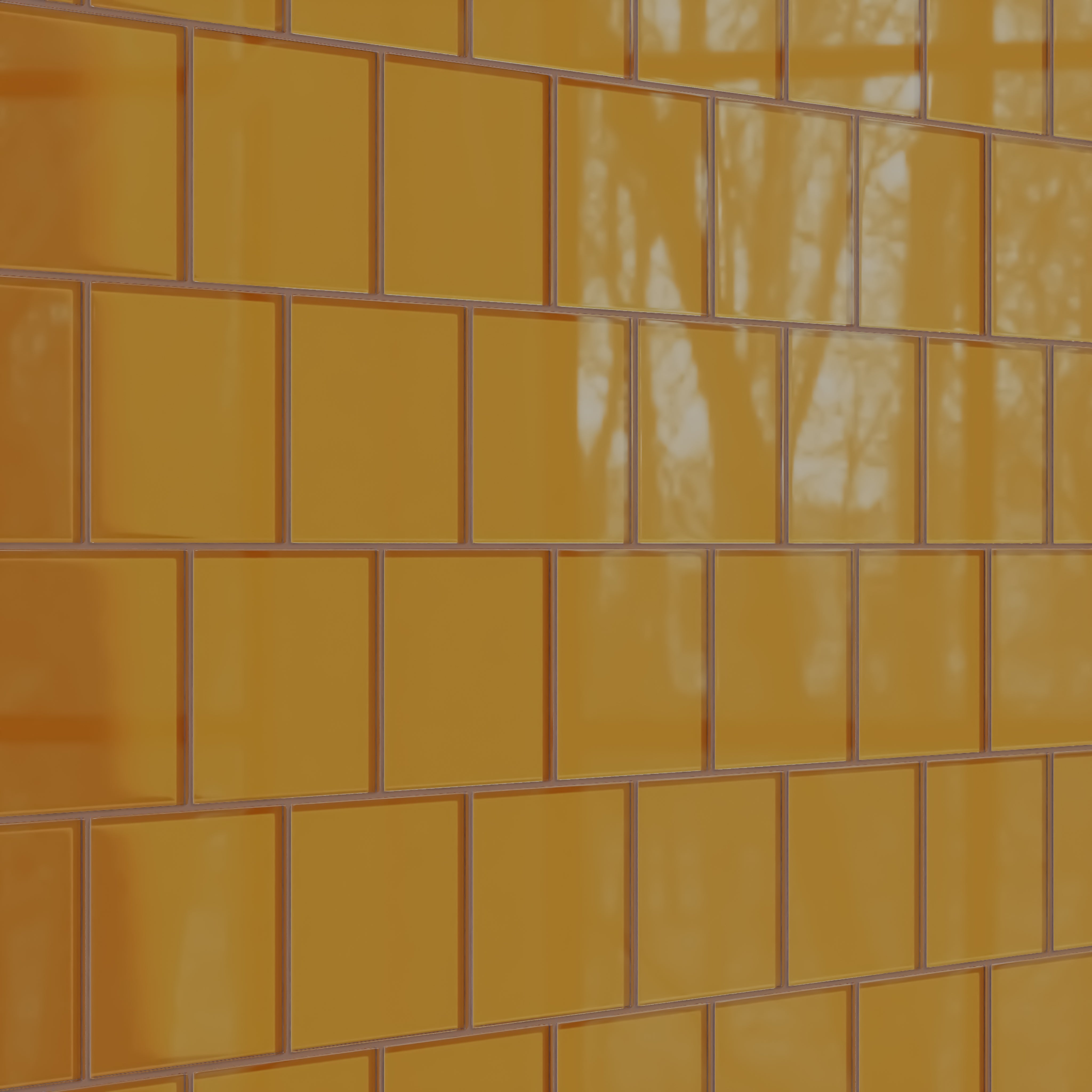 6x6 Glass Tile in Falcon Gloss