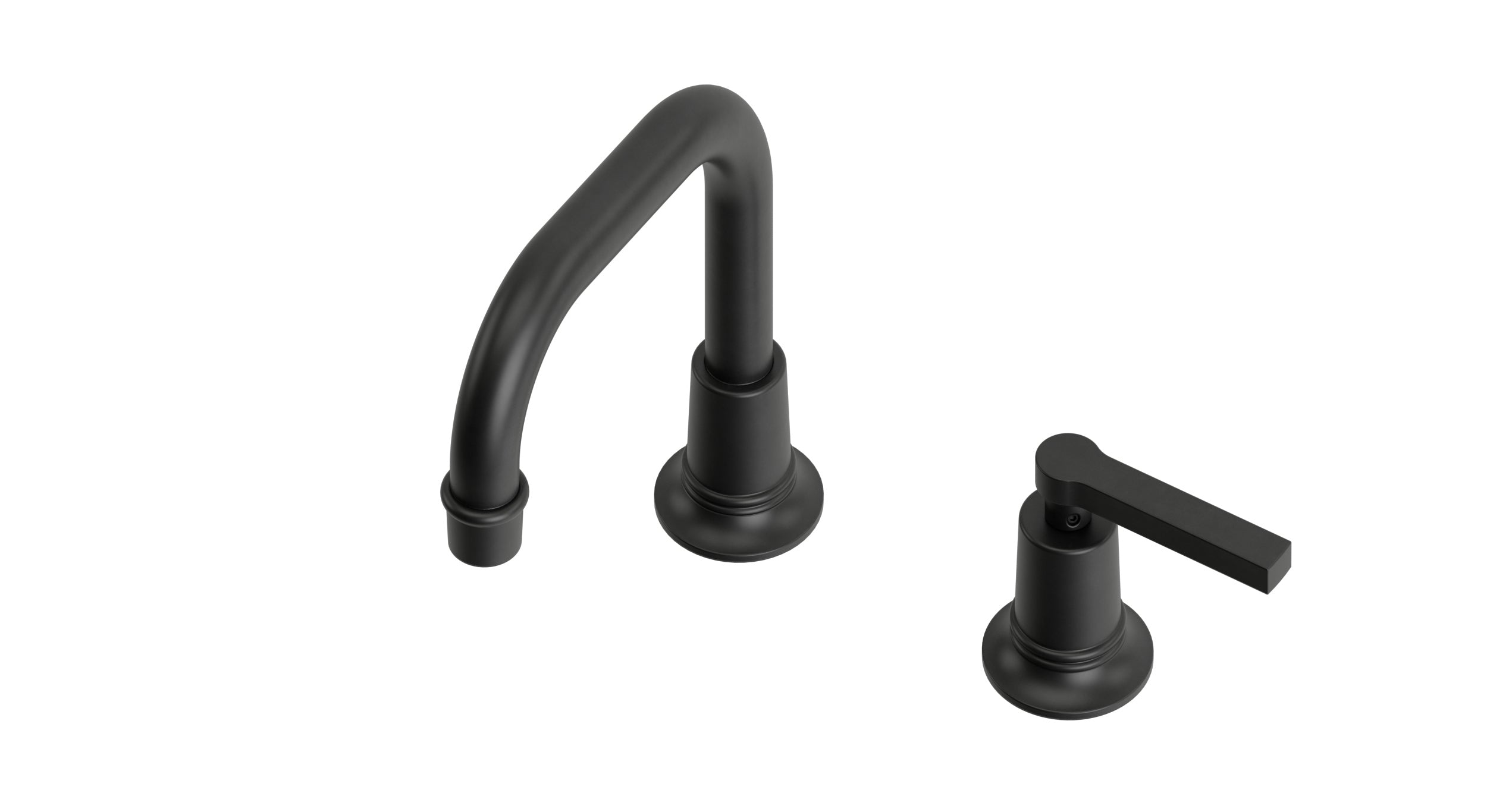 Emerson One Handle Deck Mount Squaretop Lavatory Faucet with Classic Lever Handle in Oil Rubbed Bronze