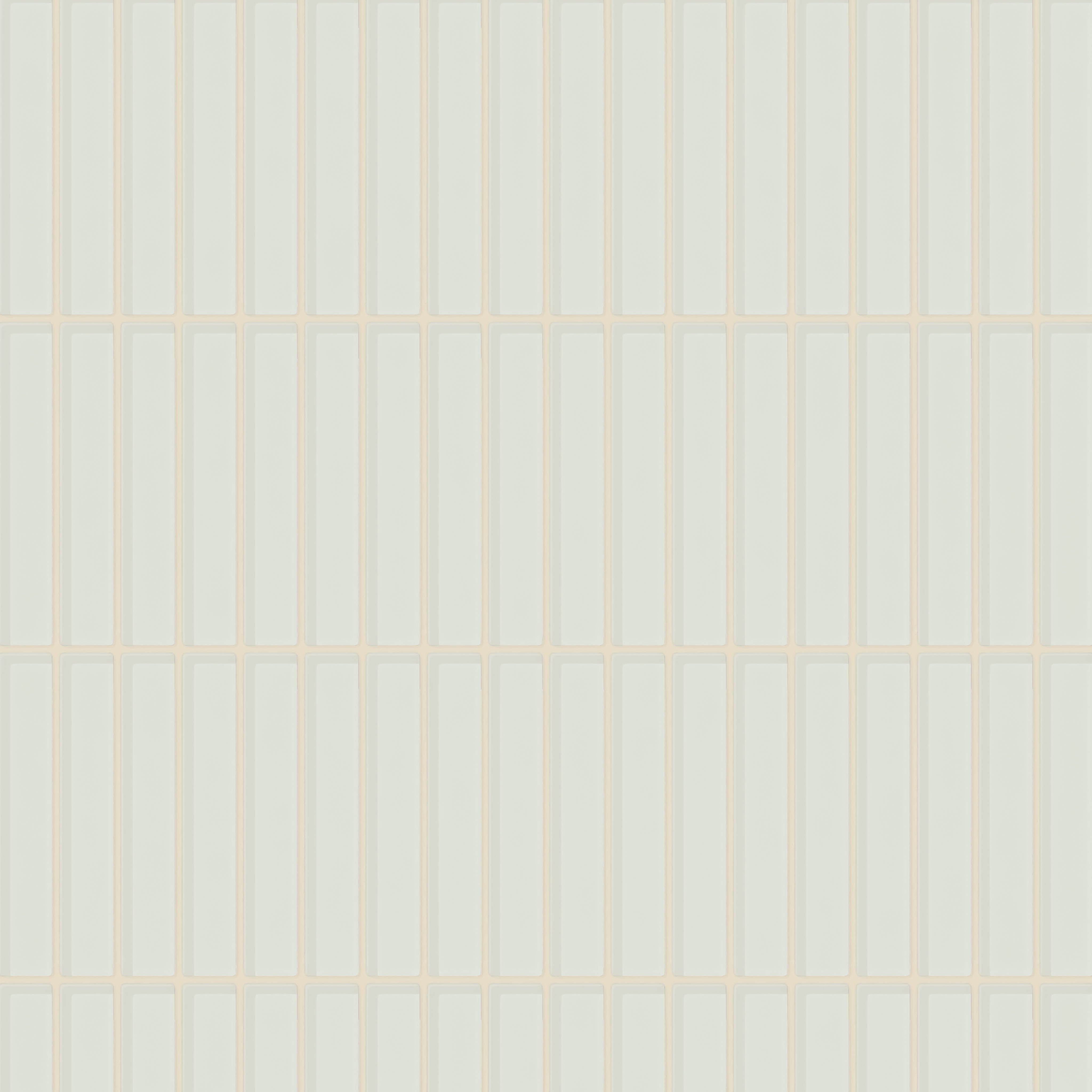 1x6 Straight Set Sheeted Glass Mosaic Tile in Flycatcher Gloss