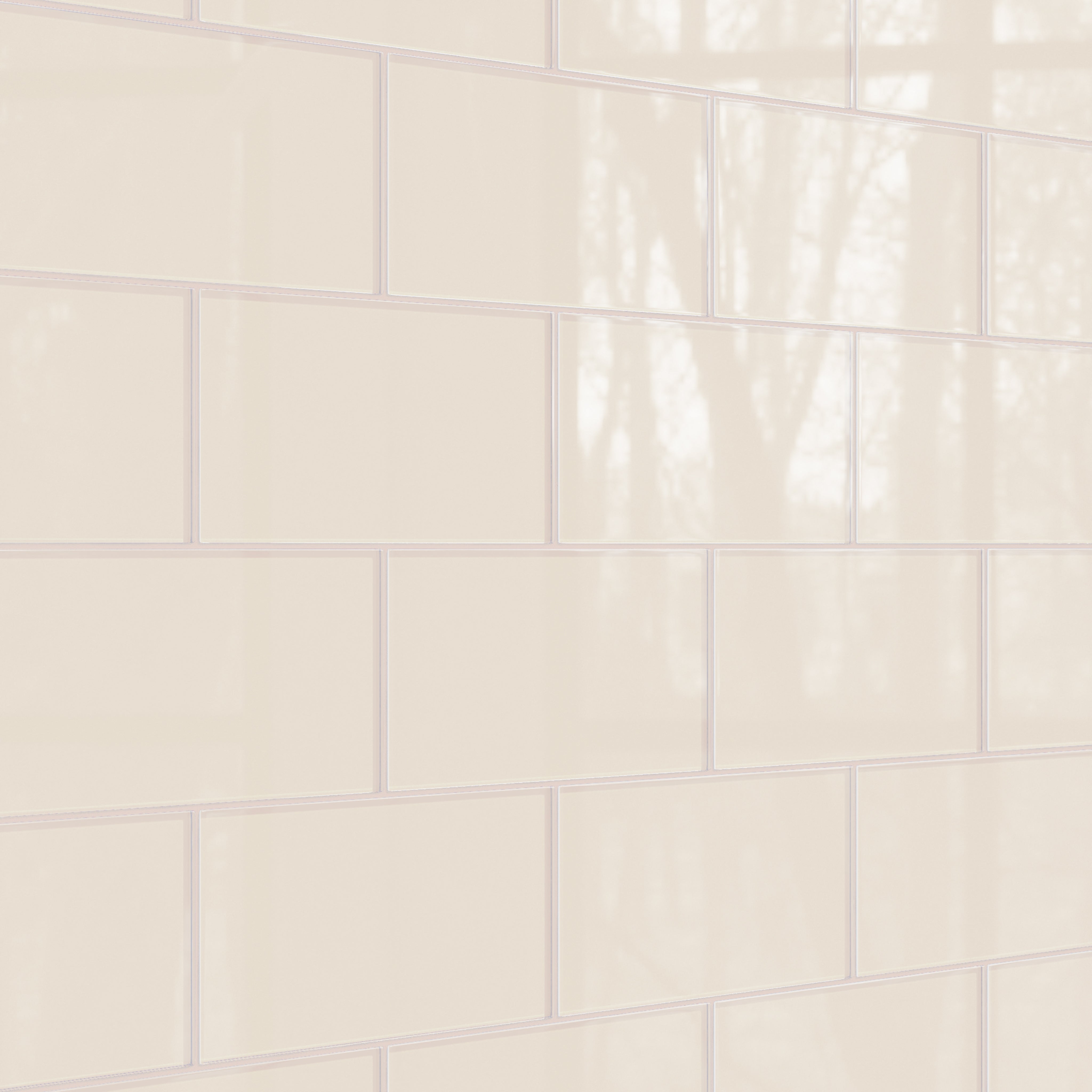 6x12 Glass Tile in Sandpiper Gloss
