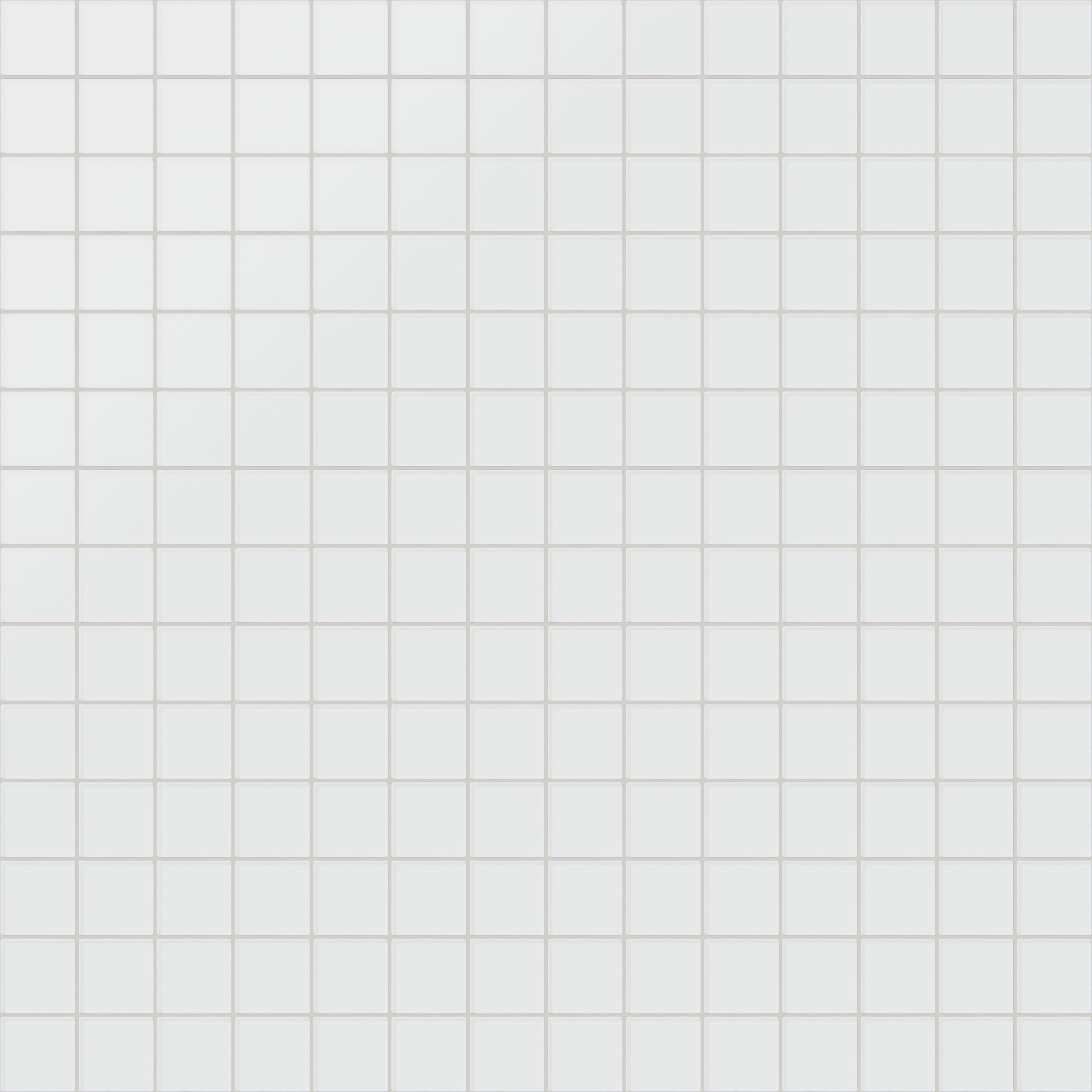 3x3 Straight Set Sheeted Glass Mosaic Tile in Egret Matte